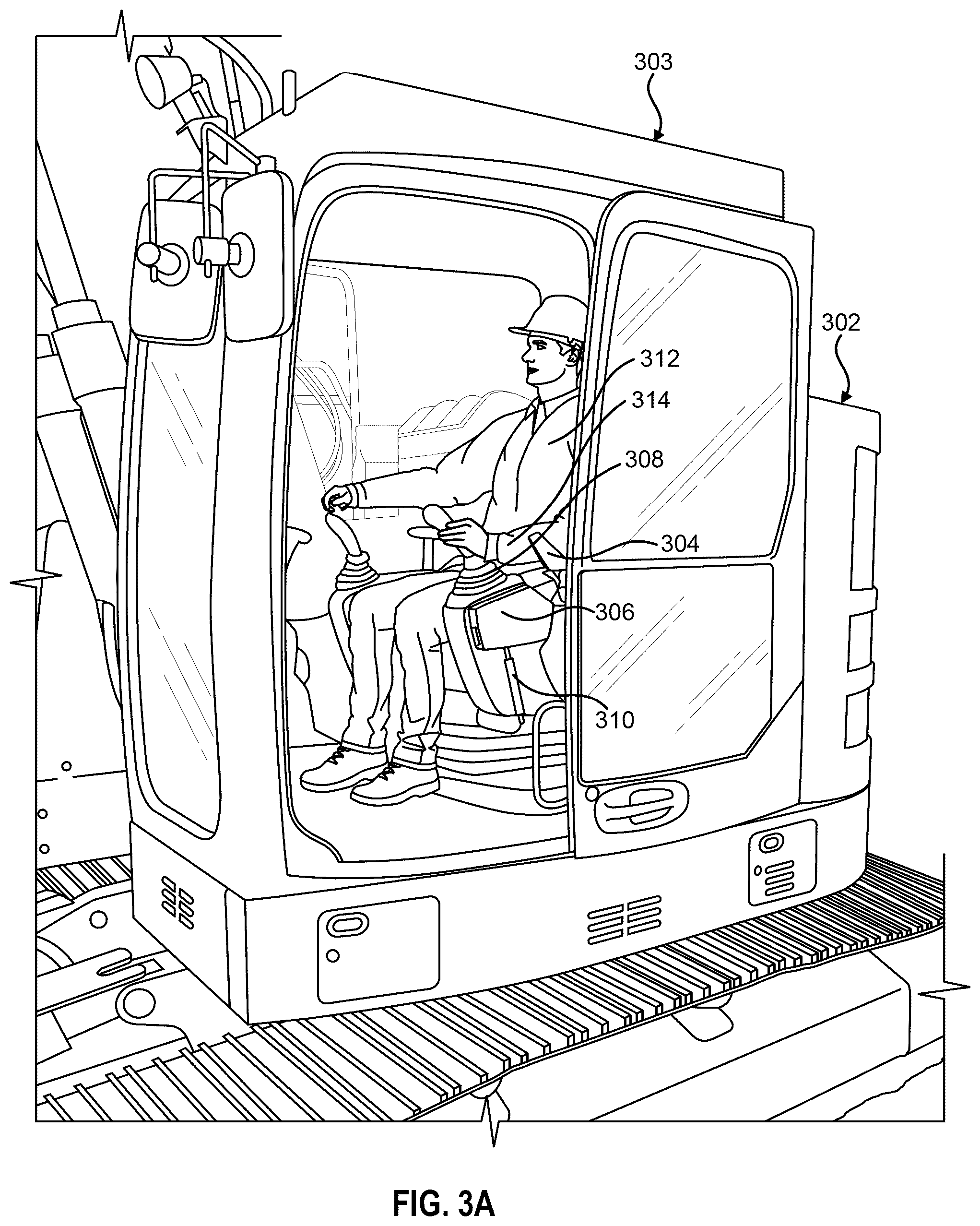 Patent US12359403 Figure 3 – Systems, methods, and controllers to enhance heavy equipment warning