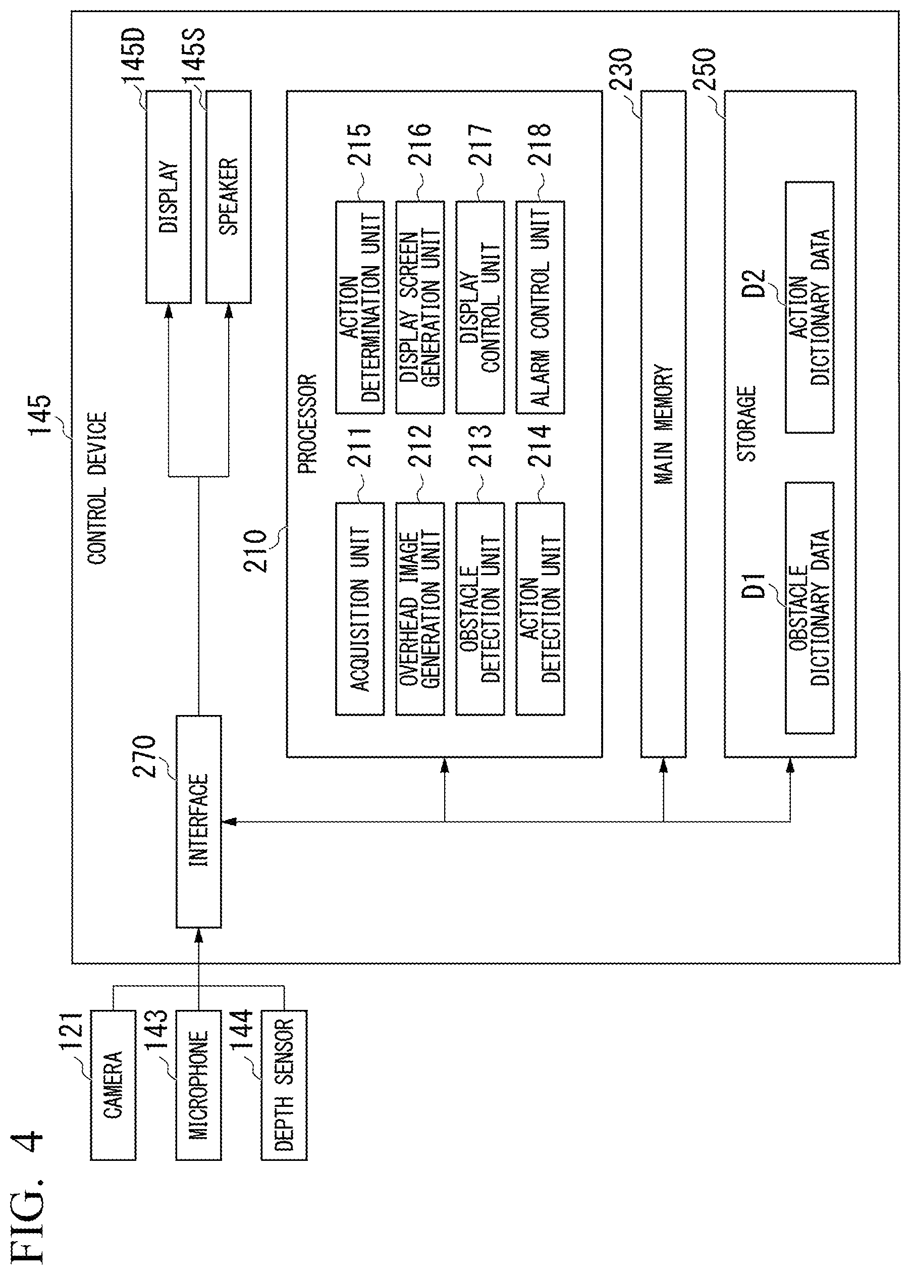 Patent US12359405 Figure 4 – Work machine obstacle notification system and work machine obstacle notification method