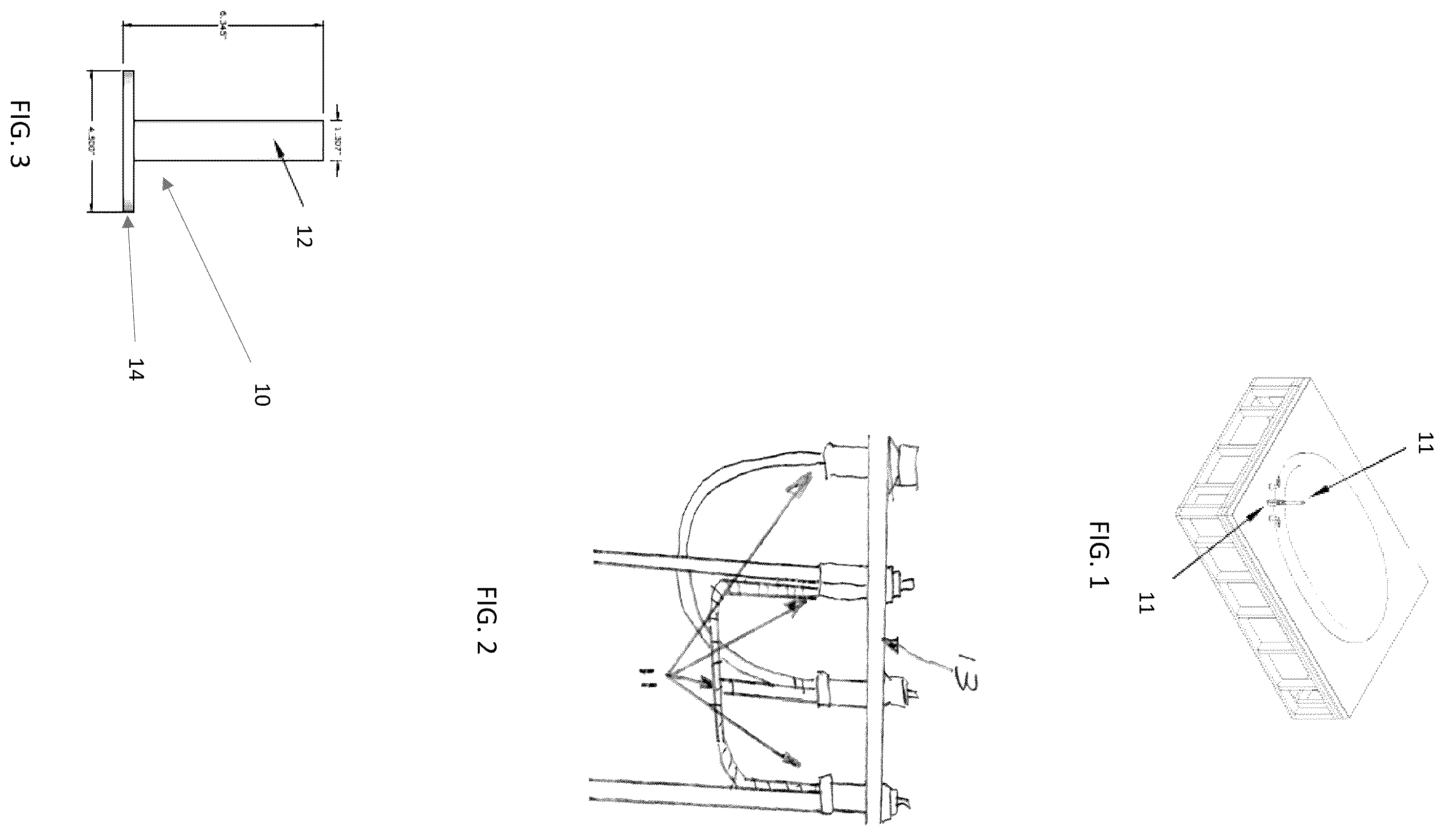 Patent US12359407 Figure 1 – Apparatus and method for installing deck mounted faucets