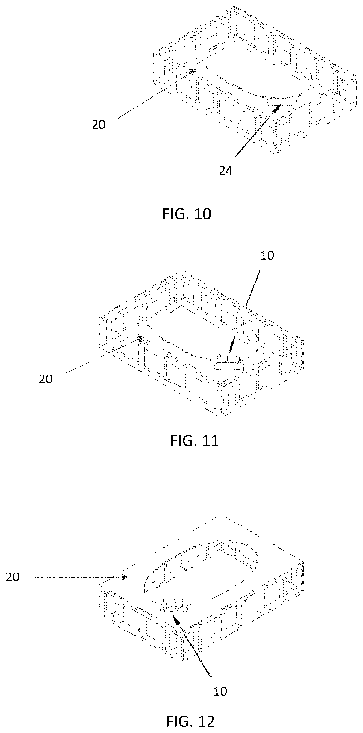 Patent US12359407 Figure 4 – Apparatus and method for installing deck mounted faucets