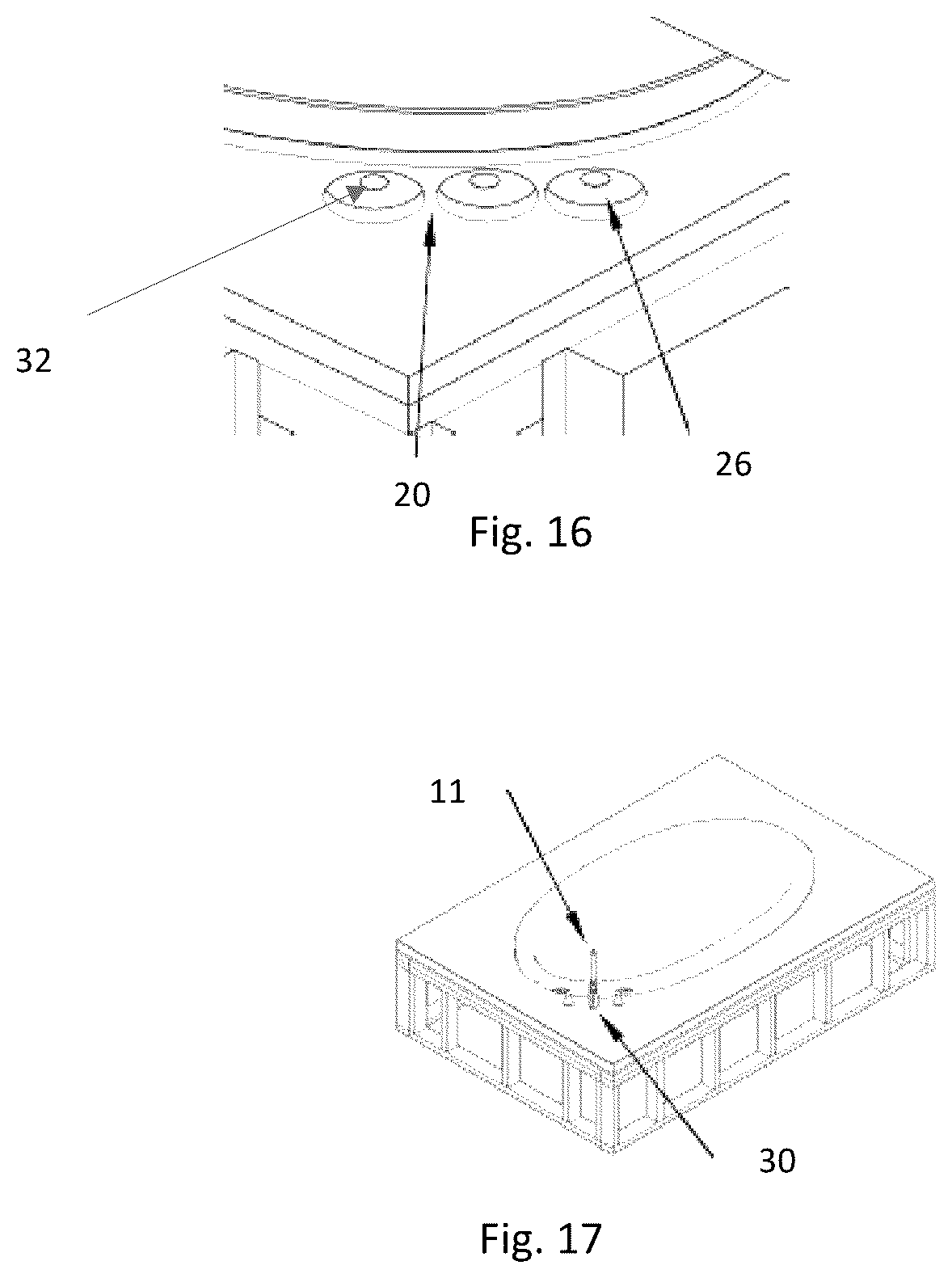 Patent US12359407 Figure 6 – Apparatus and method for installing deck mounted faucets