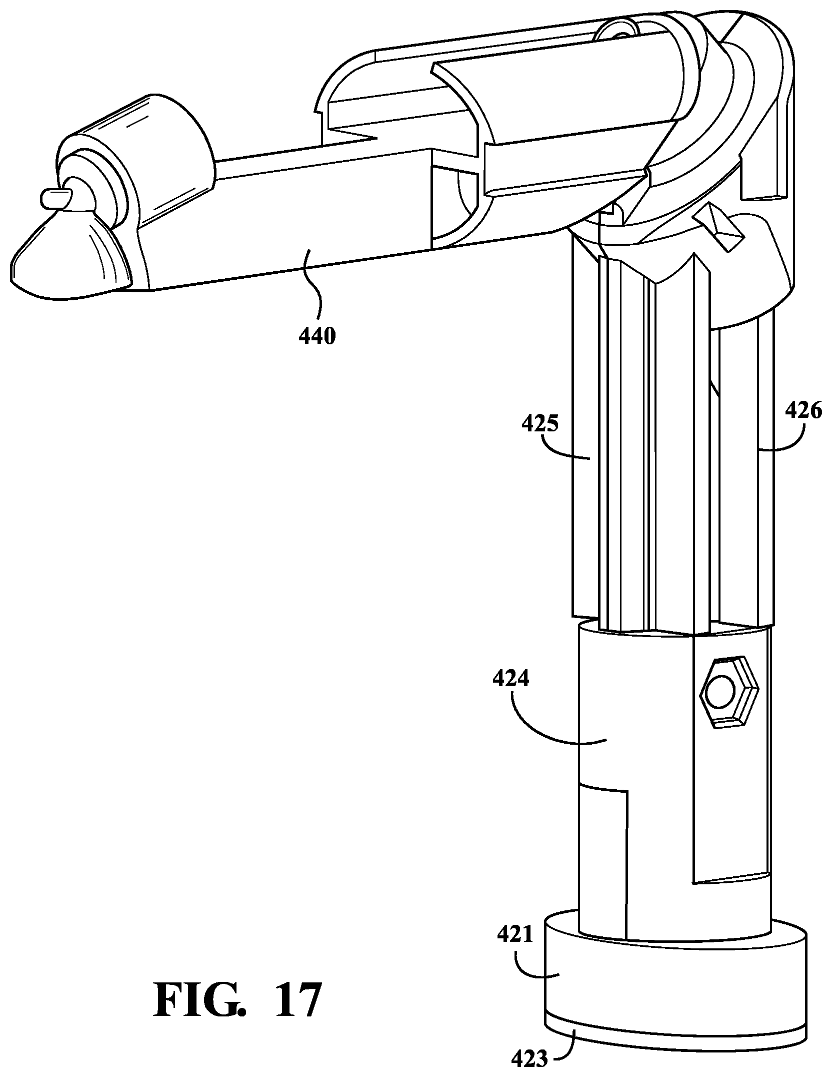 Patent US12359408 Figure 6 – Articulating faucet