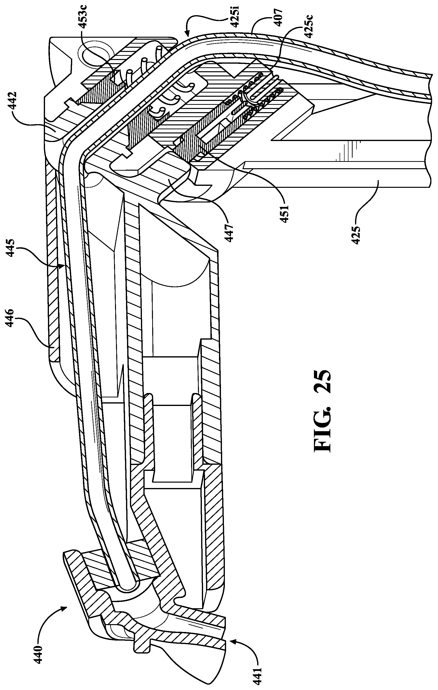Patent US12359408 Figure 11 – Articulating faucet