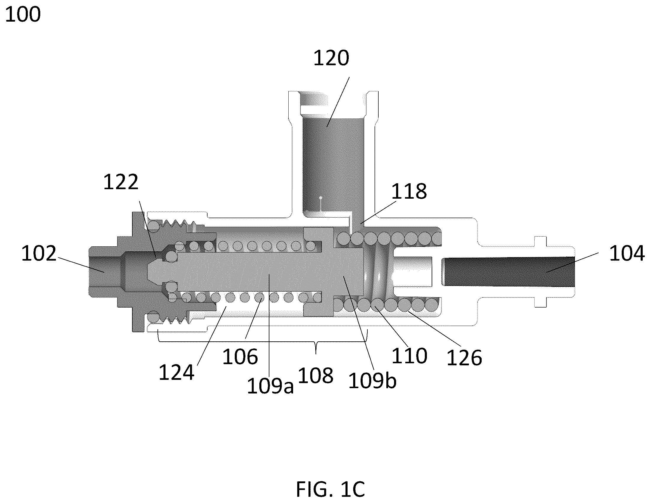 Patent US12359409 Figure 3 – Anti-scald device with shape memory spring