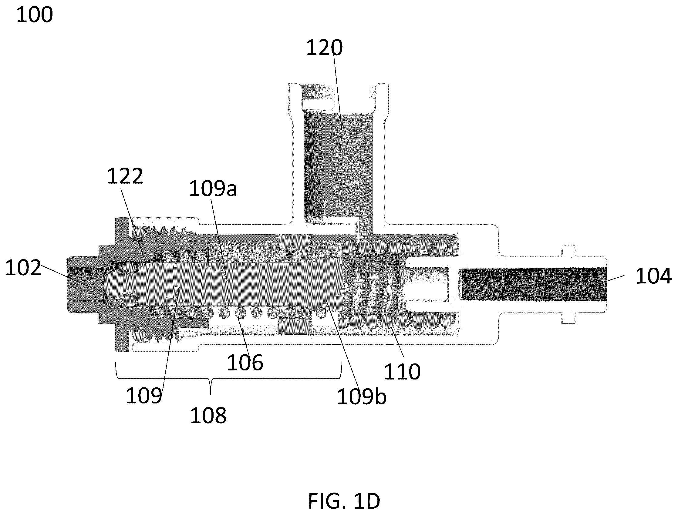 Patent US12359409 Figure 4 – Anti-scald device with shape memory spring