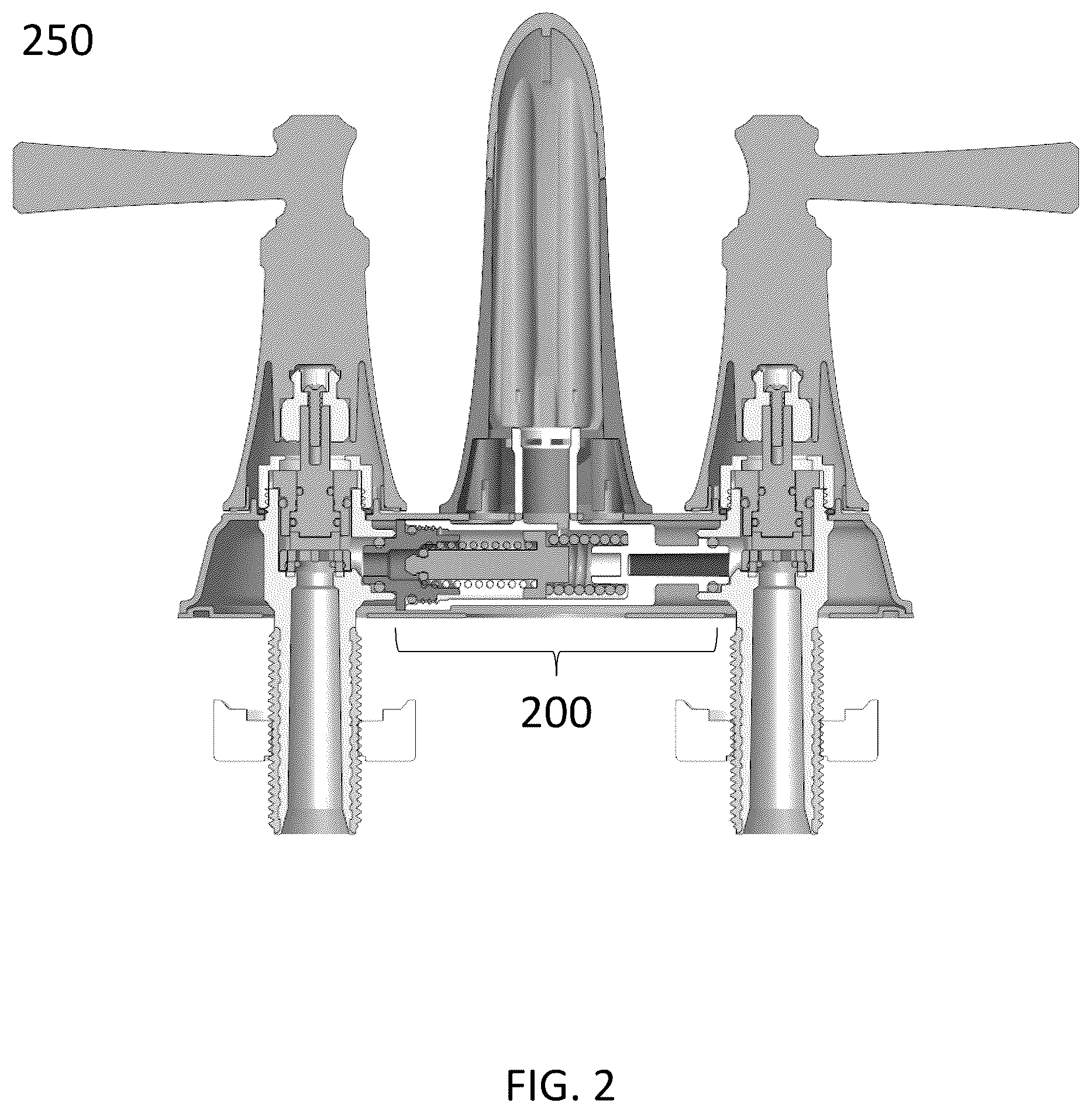 Patent US12359409 Figure 6 – Anti-scald device with shape memory spring