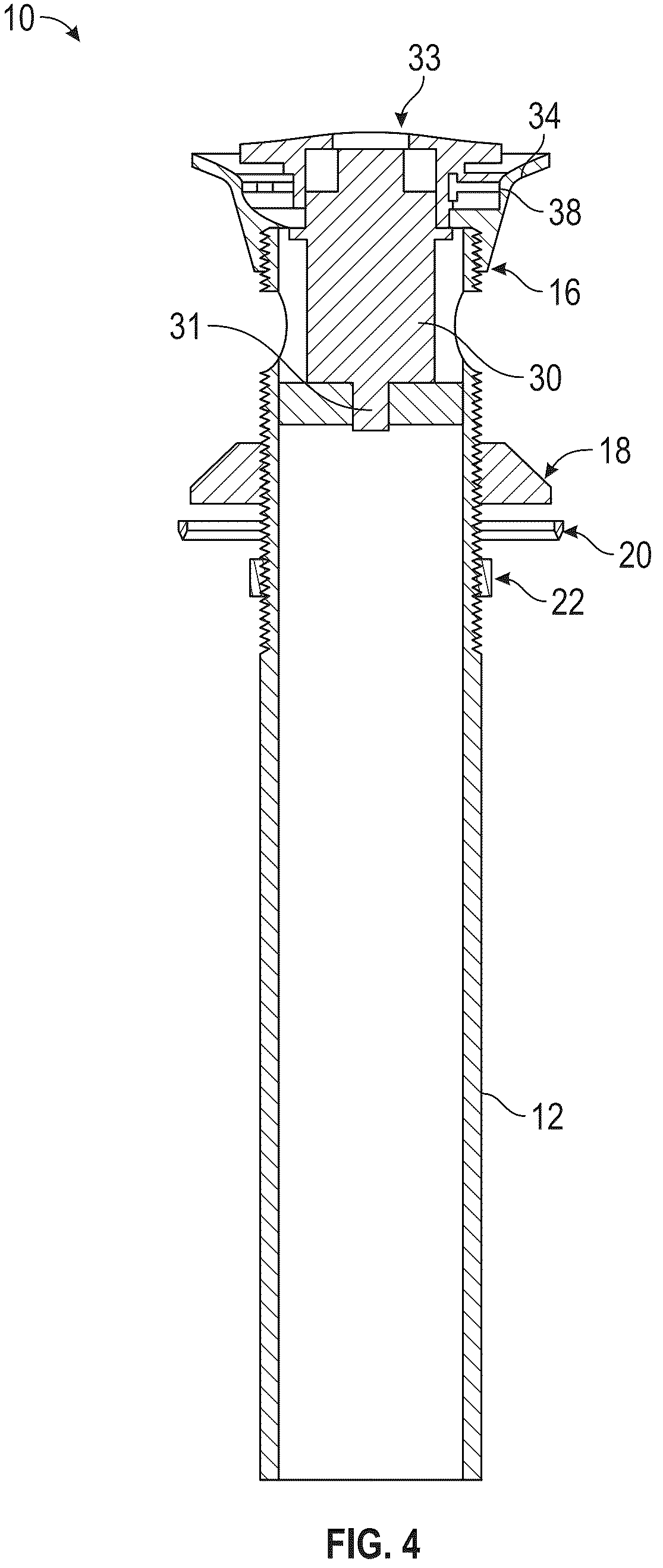 Patent US12359412 Figure 4 – Clicker drain assembly and method of assembling same