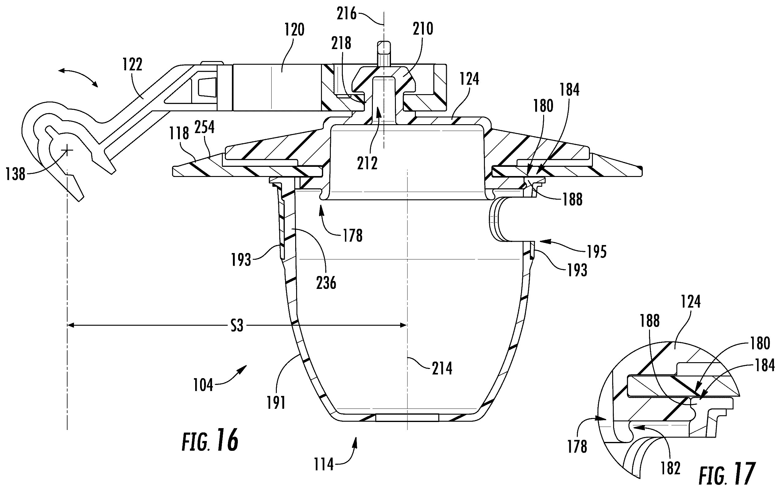 Patent US12359413 Figure 7 – Reconfigurable flapper for different sized flush valves