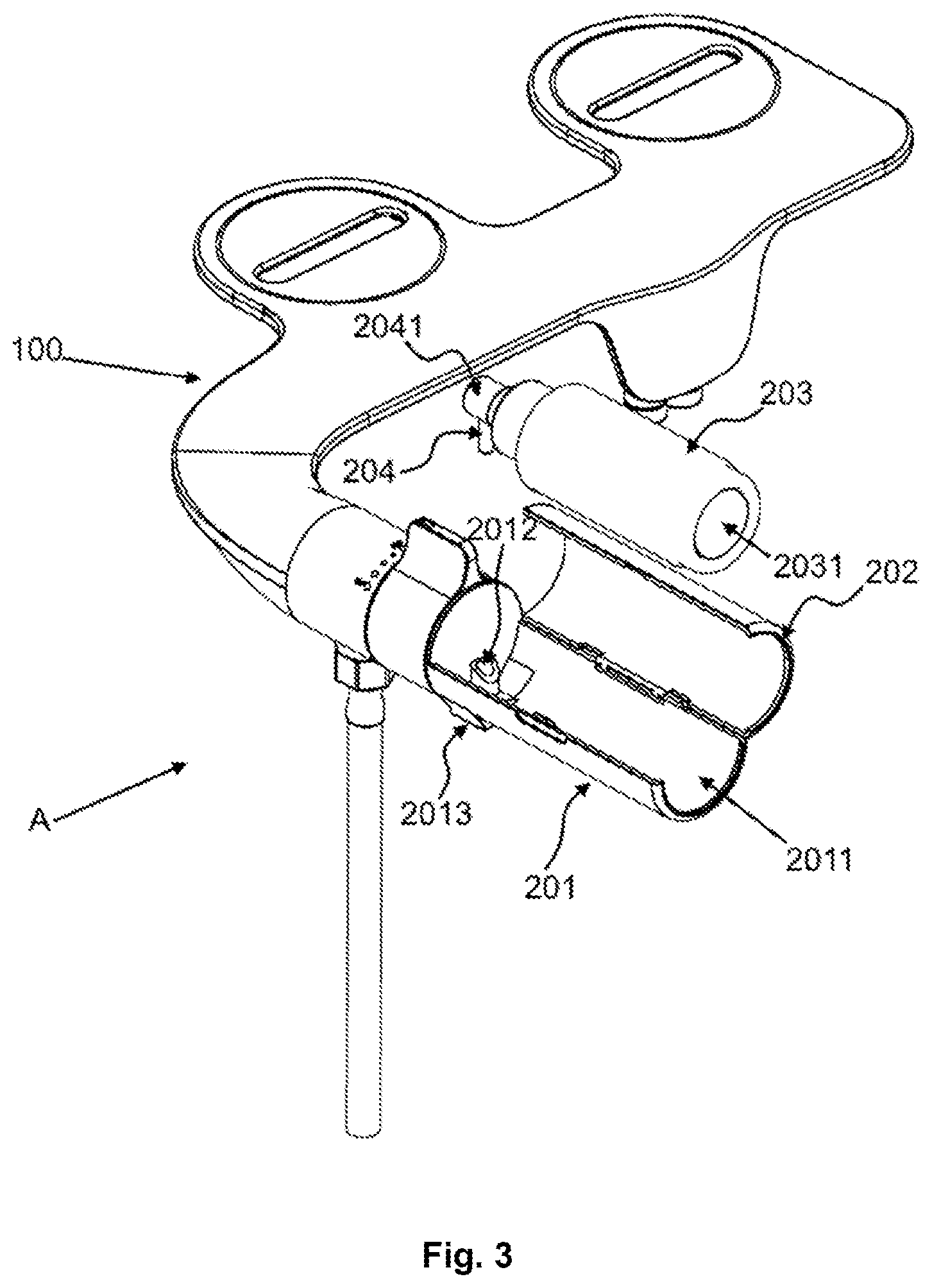 Patent US12359414 Figure 3 – Scented bidet nozzle construct