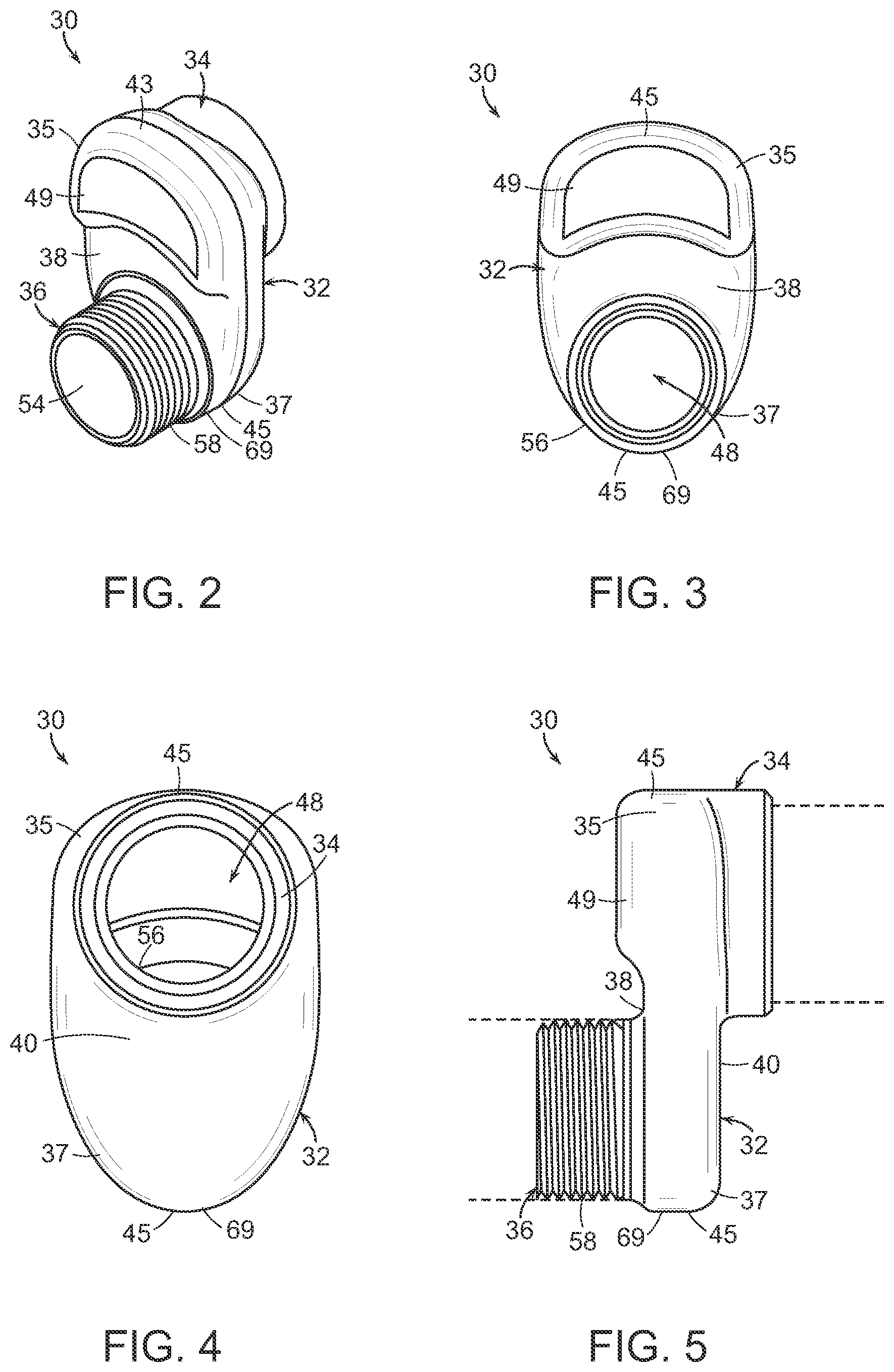 Patent US12359416 Figure 2 – Offset adapter for flushometer