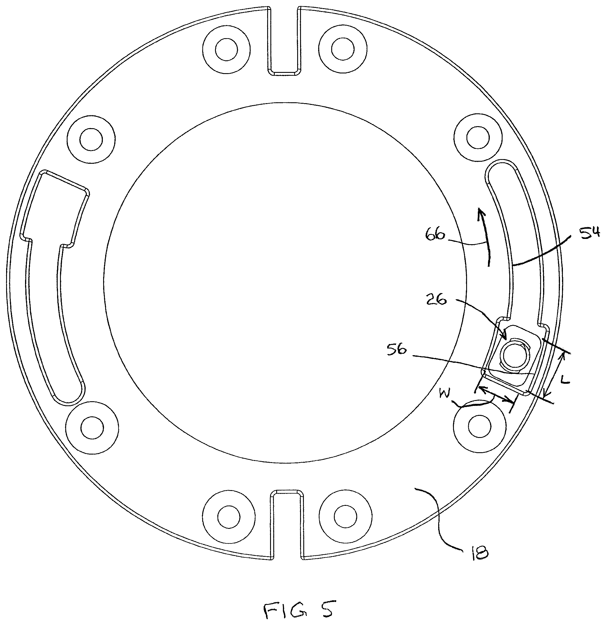 Patent US12359417 Figure 3 – Anchor bolt system for toilet and method of mounting a toilet using the system