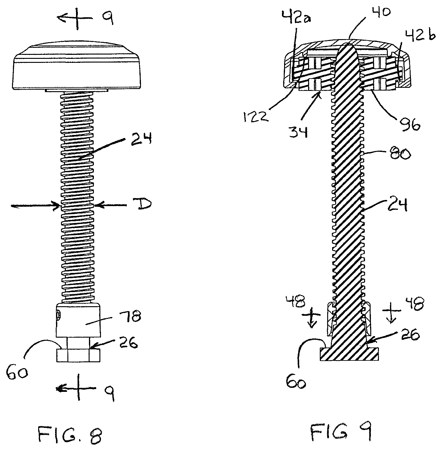 Patent US12359417 Figure 5 – Anchor bolt system for toilet and method of mounting a toilet using the system