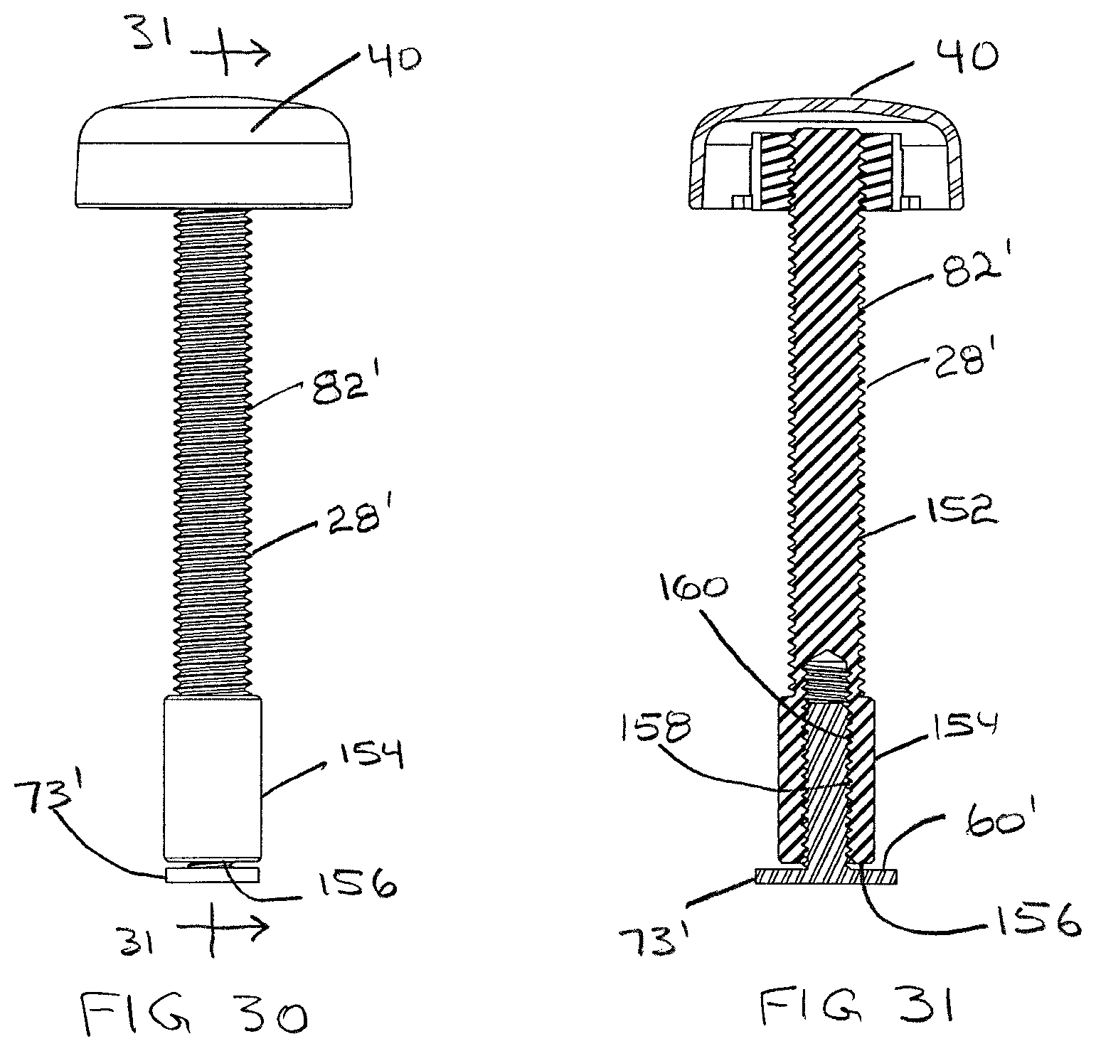 Patent US12359417 Figure 13 – Anchor bolt system for toilet and method of mounting a toilet using the system