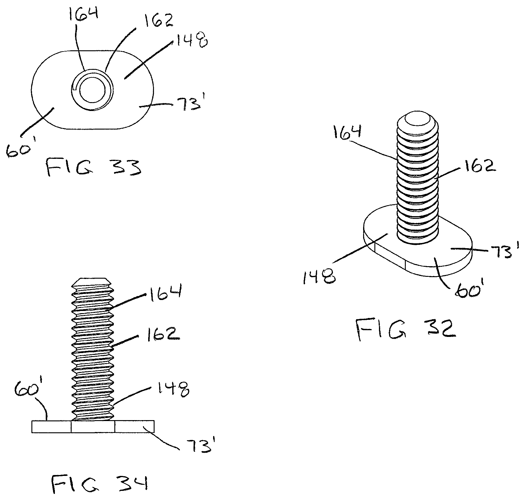 Patent US12359417 Figure 14 – Anchor bolt system for toilet and method of mounting a toilet using the system