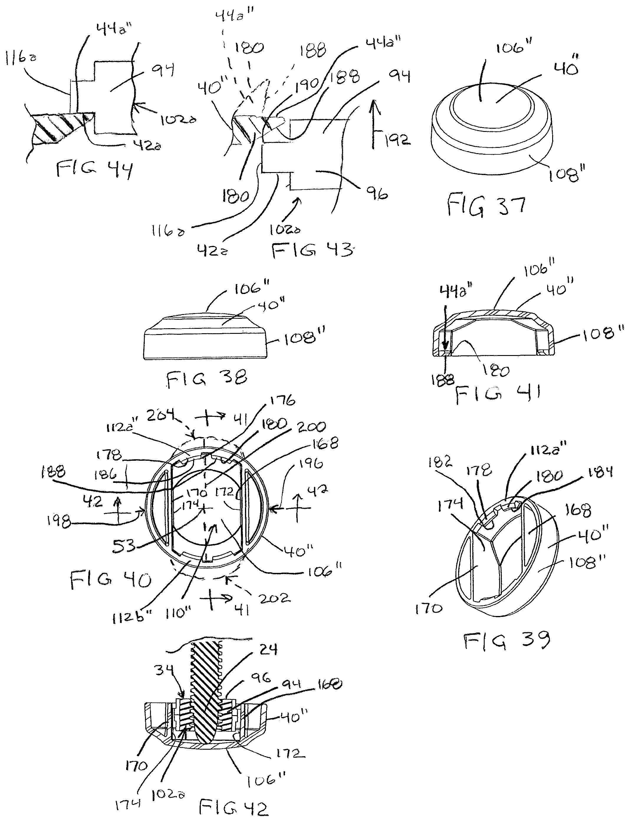 Patent US12359417 Figure 16 – Anchor bolt system for toilet and method of mounting a toilet using the system