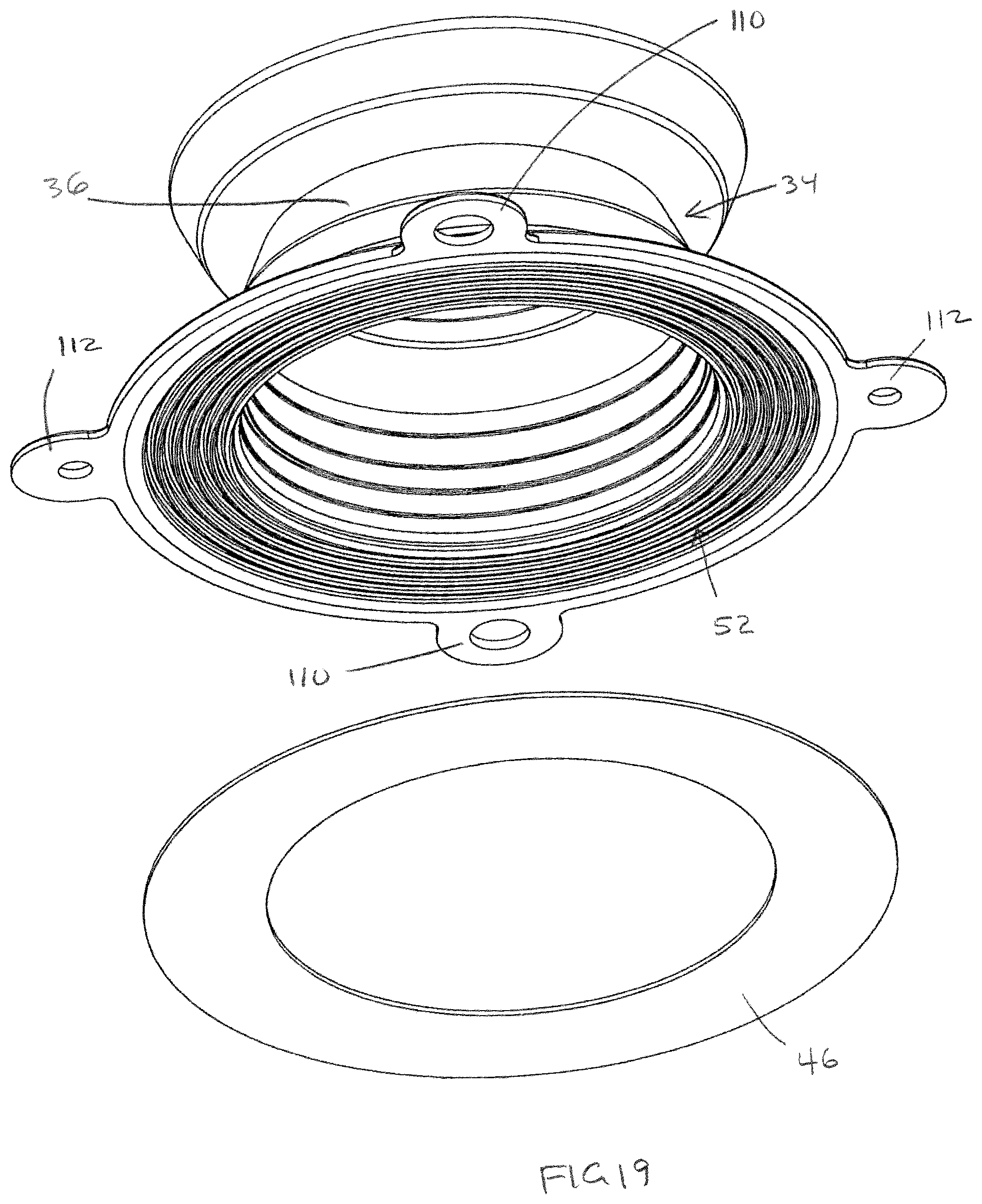 Patent US12359418 Figure 8 – Method of mounting a toilet and sealing assembly used in performing the method