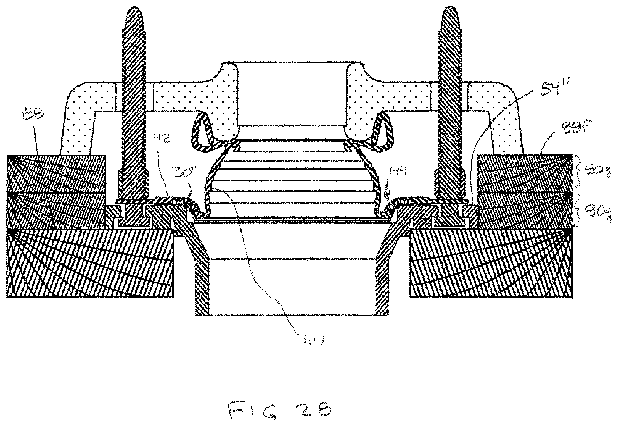 Patent US12359418 Figure 17 – Method of mounting a toilet and sealing assembly used in performing the method