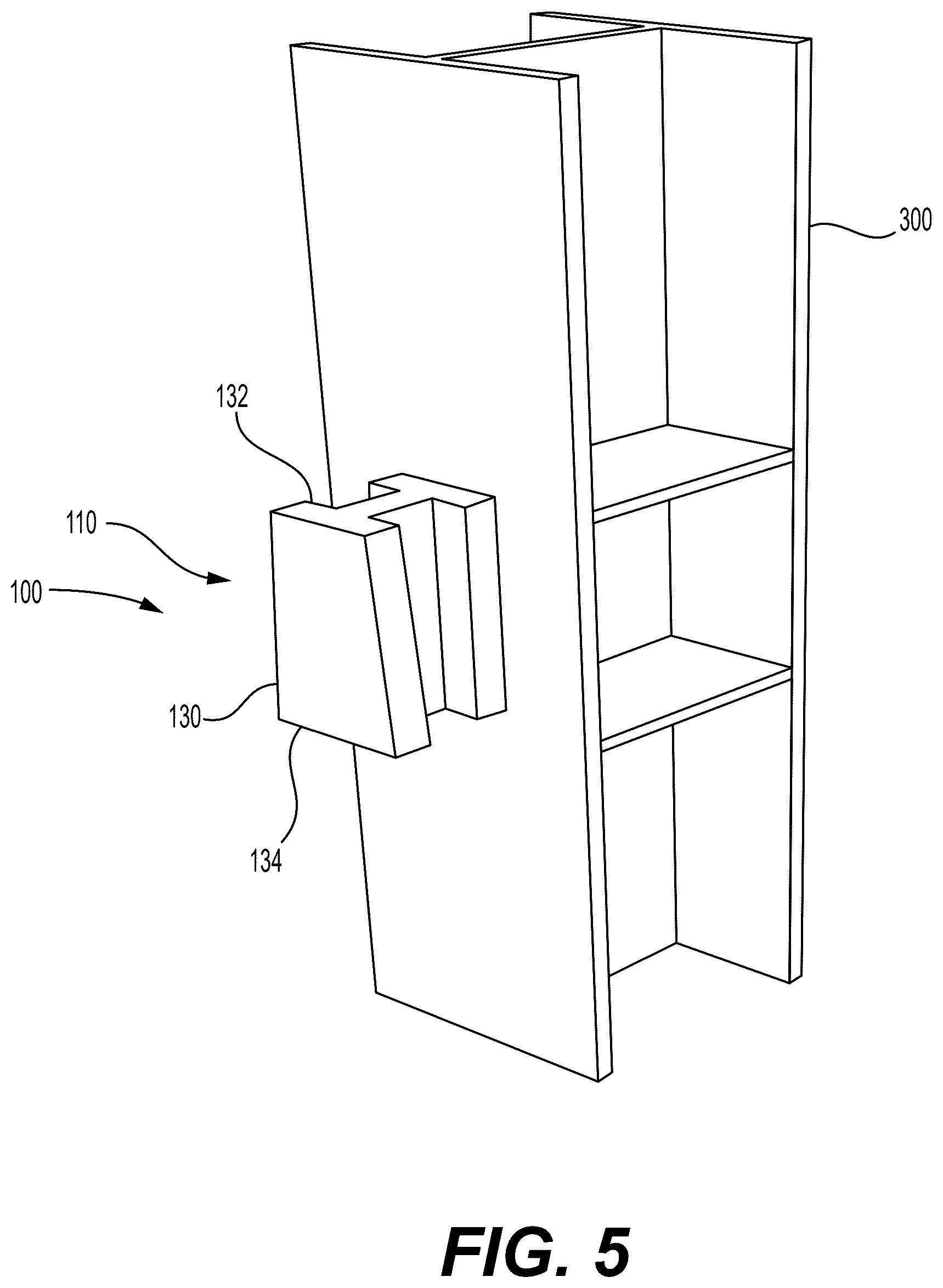 Patent US12359421 Figure 5 – Moment connection for steel framed buildings