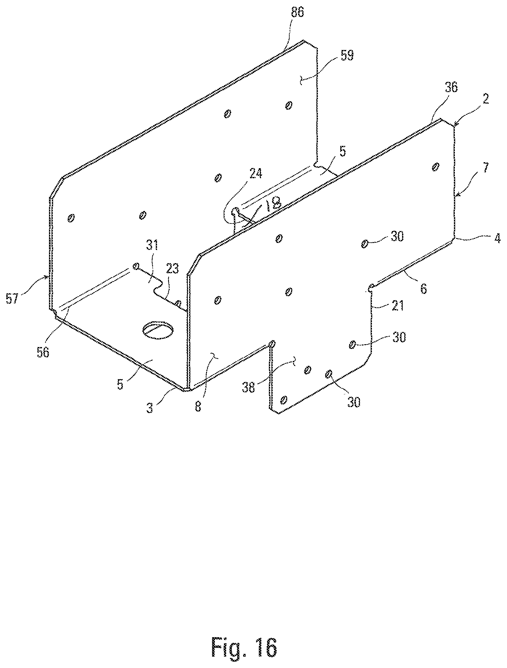 Patent US12359422 Figure 14 – Column cap