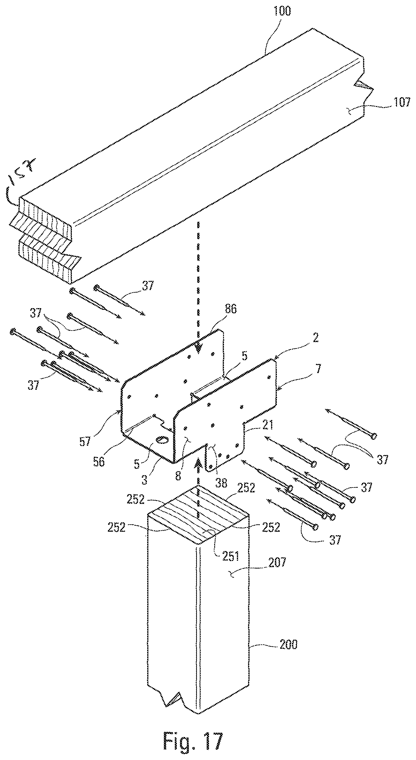 Patent US12359422 Figure 15 – Column cap