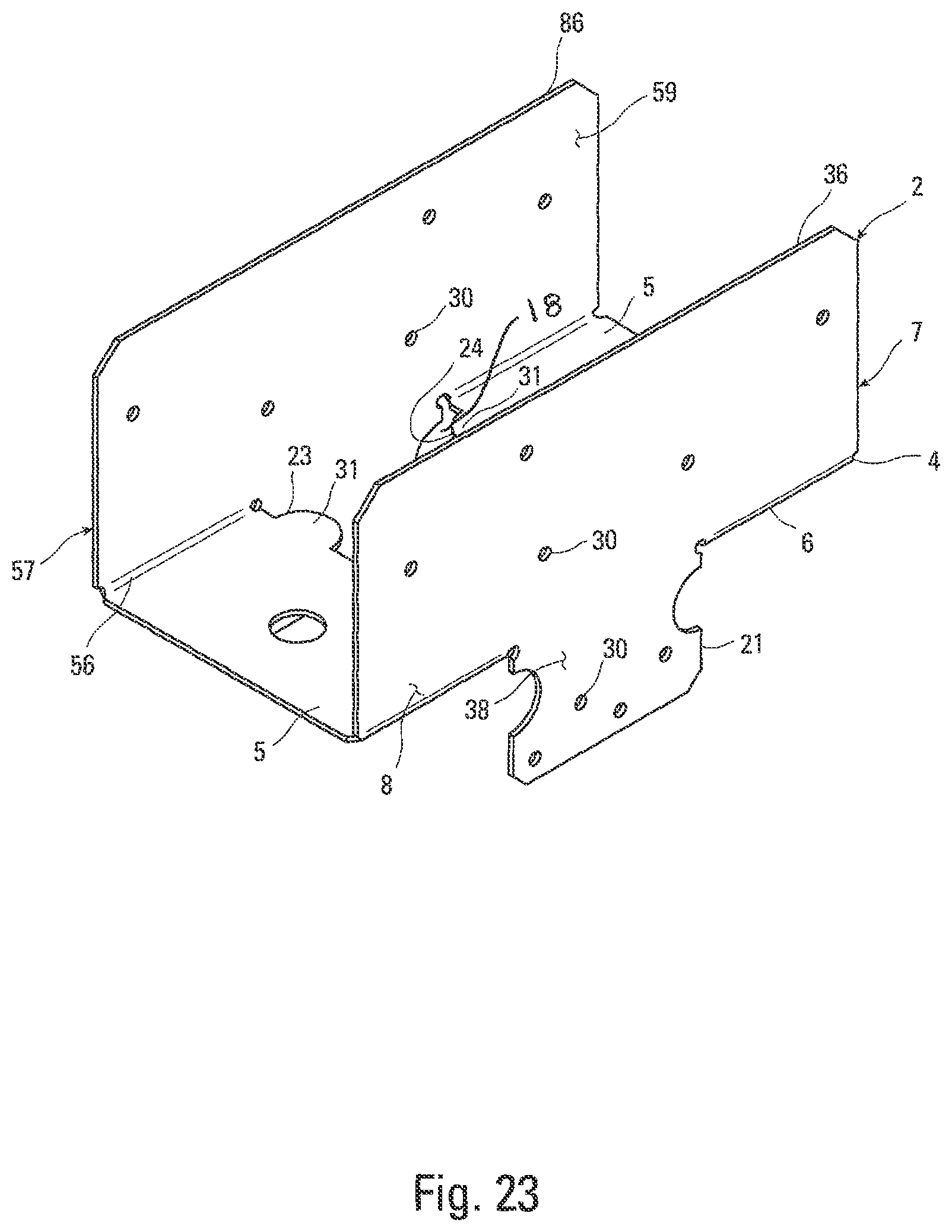 Patent US12359422 Figure 20 – Column cap