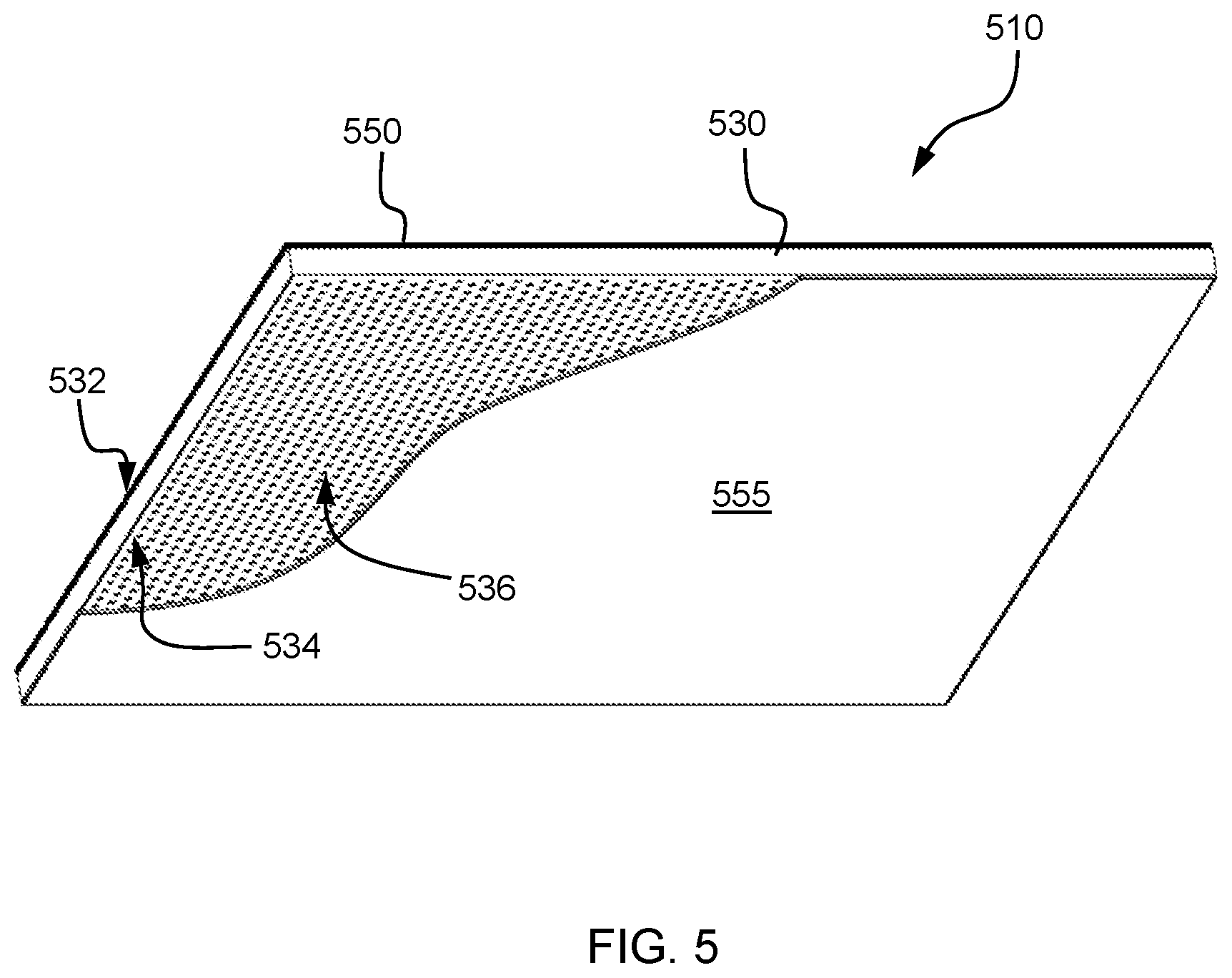 Patent US12359425 Figure 3 – Acoustic ceiling panel, method of manufacture and acoustic ceiling system