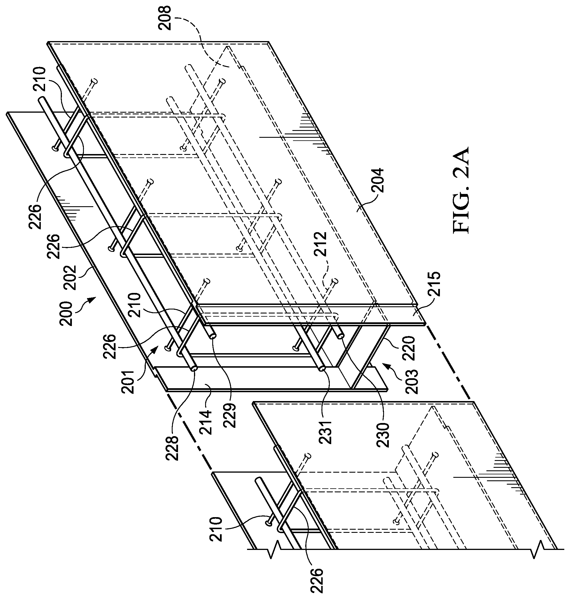 Patent US12359427 Figure 7 – Composite conduit formwork structure and method of fabrication