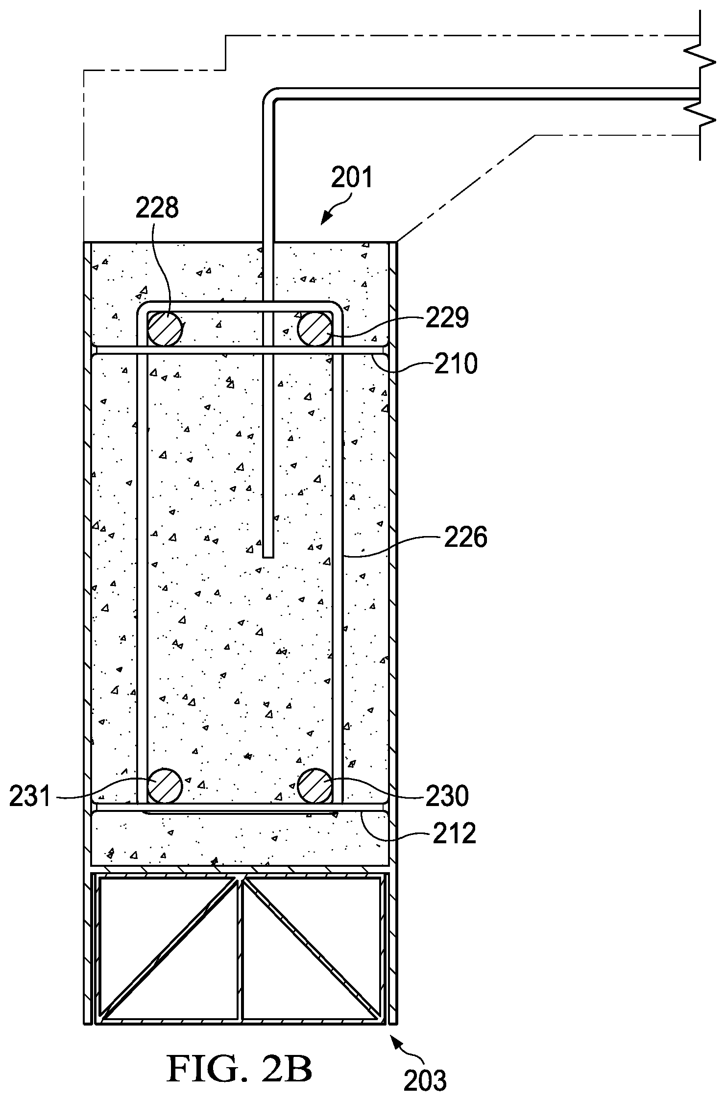 Patent US12359427 Figure 8 – Composite conduit formwork structure and method of fabrication