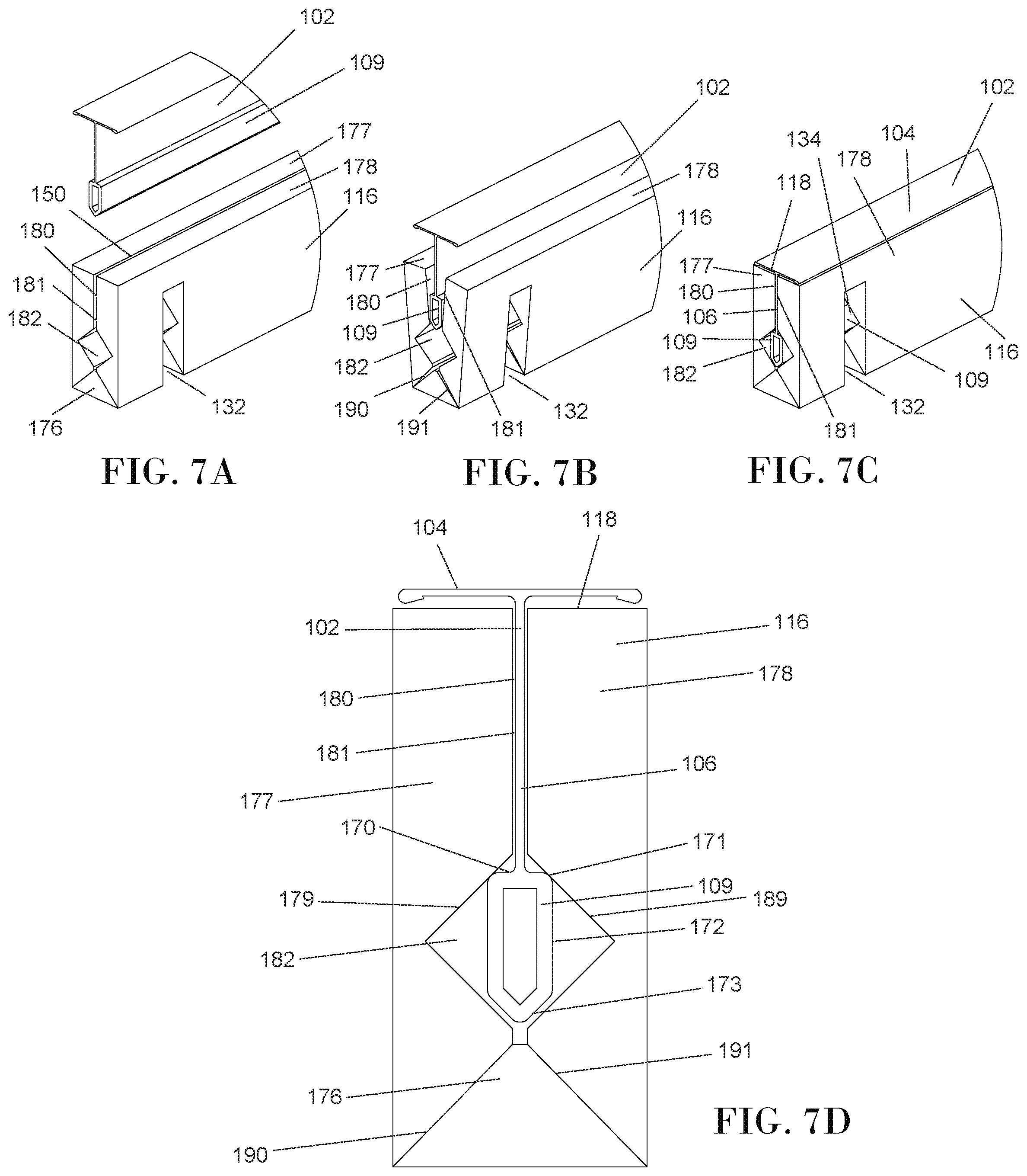 Patent US12359428 Figure 5 – Ceiling system