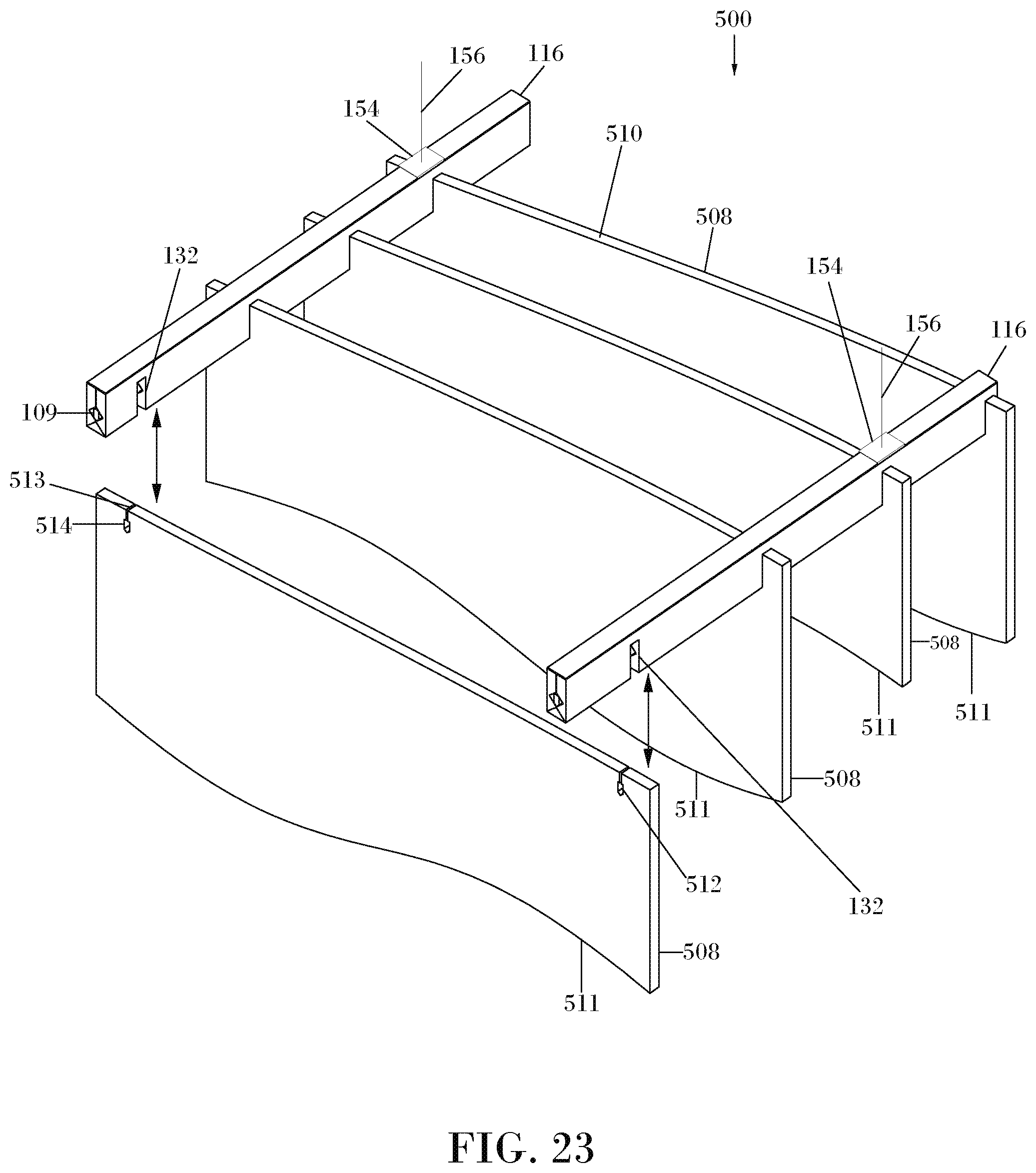 Patent US12359428 Figure 18 – Ceiling system