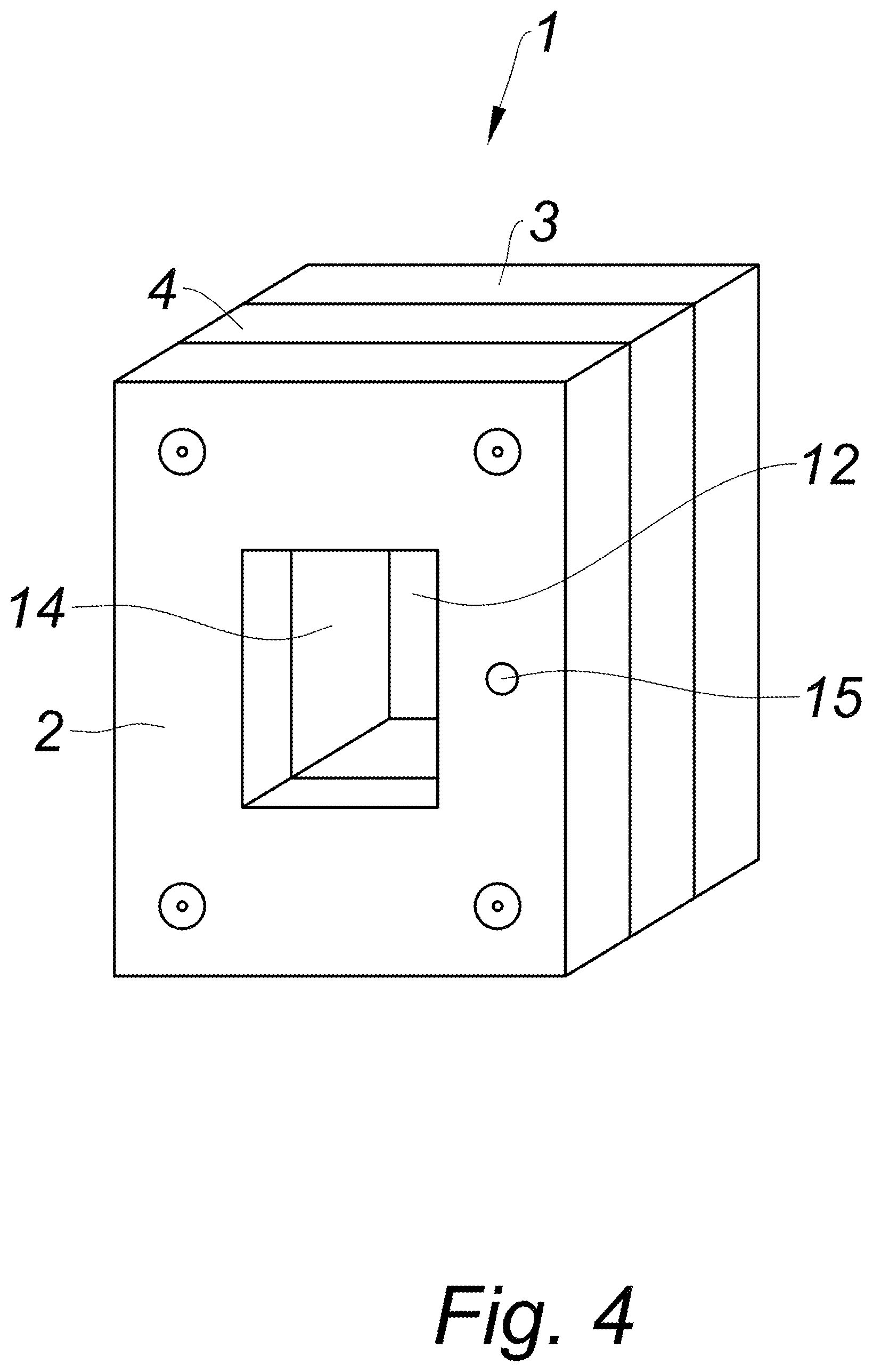 Patent US12359429 Figure 4 – Panel for a floor or wall and method for manufacturing one such panel