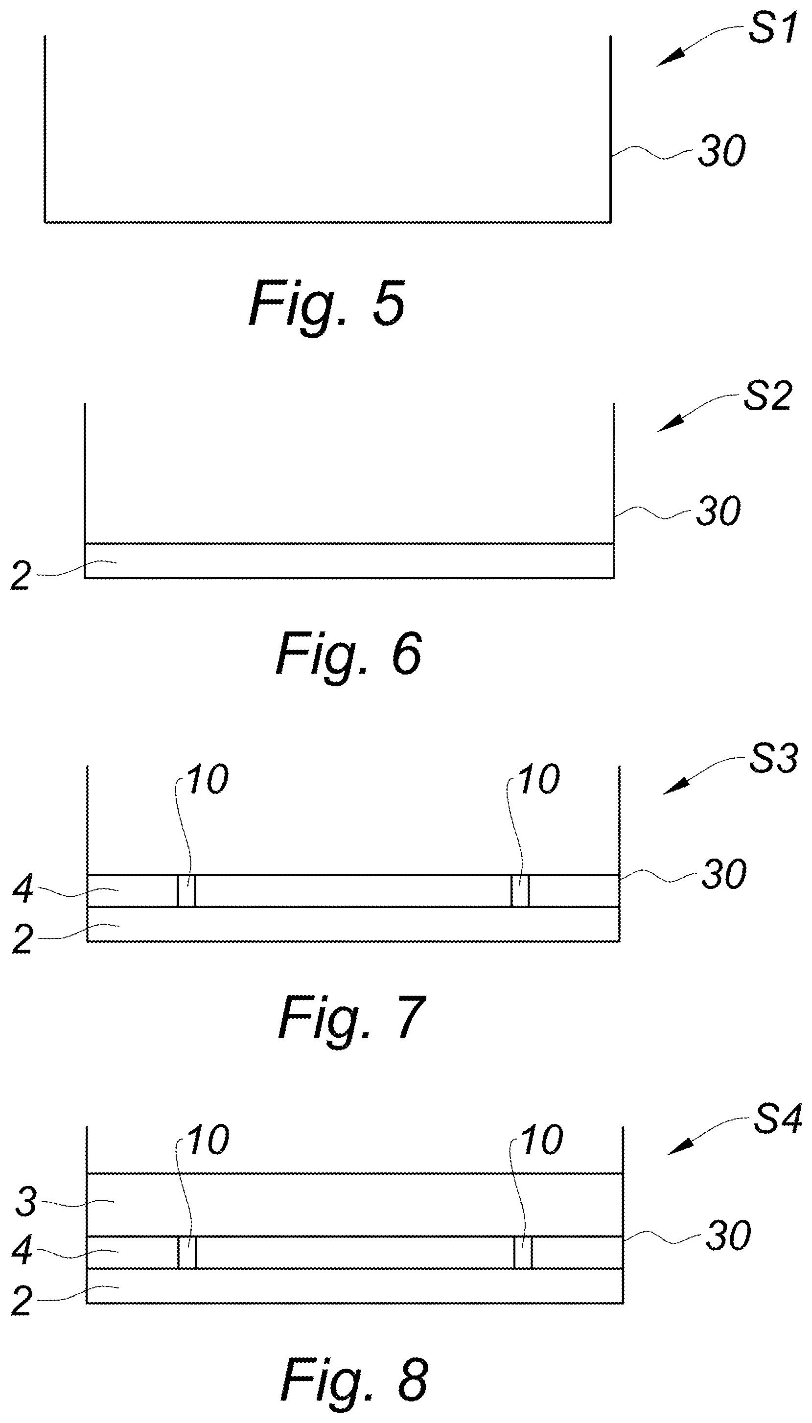 Patent US12359429 Figure 5 – Panel for a floor or wall and method for manufacturing one such panel