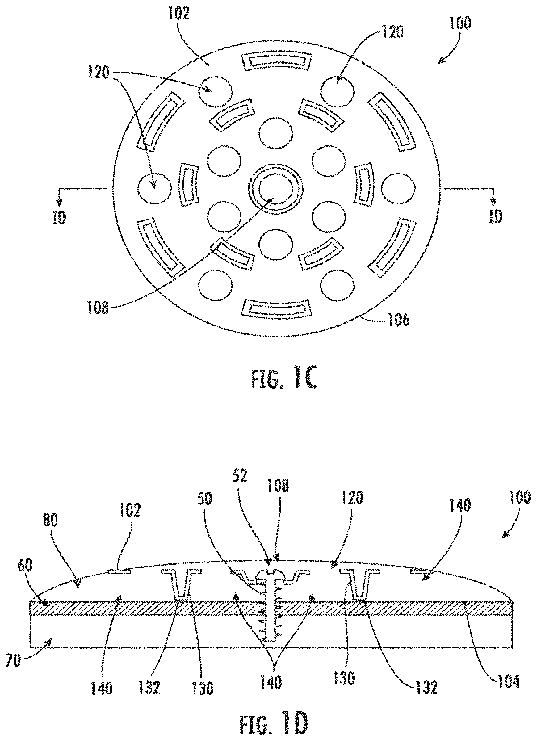 Patent US12359432 Figure 2 – Fastener plate for securing an underlayment to a roof surface
