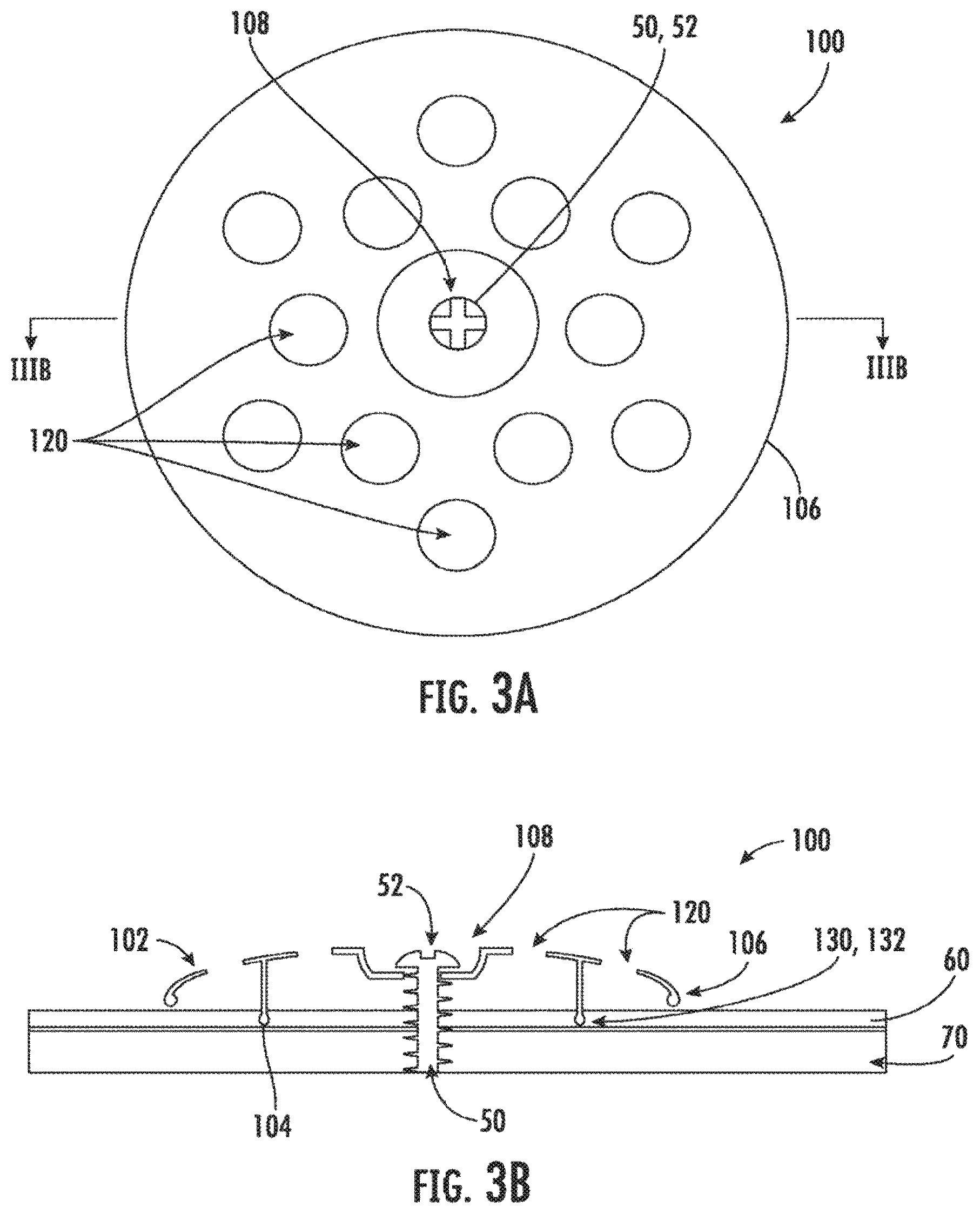 Patent US12359432 Figure 5 – Fastener plate for securing an underlayment to a roof surface