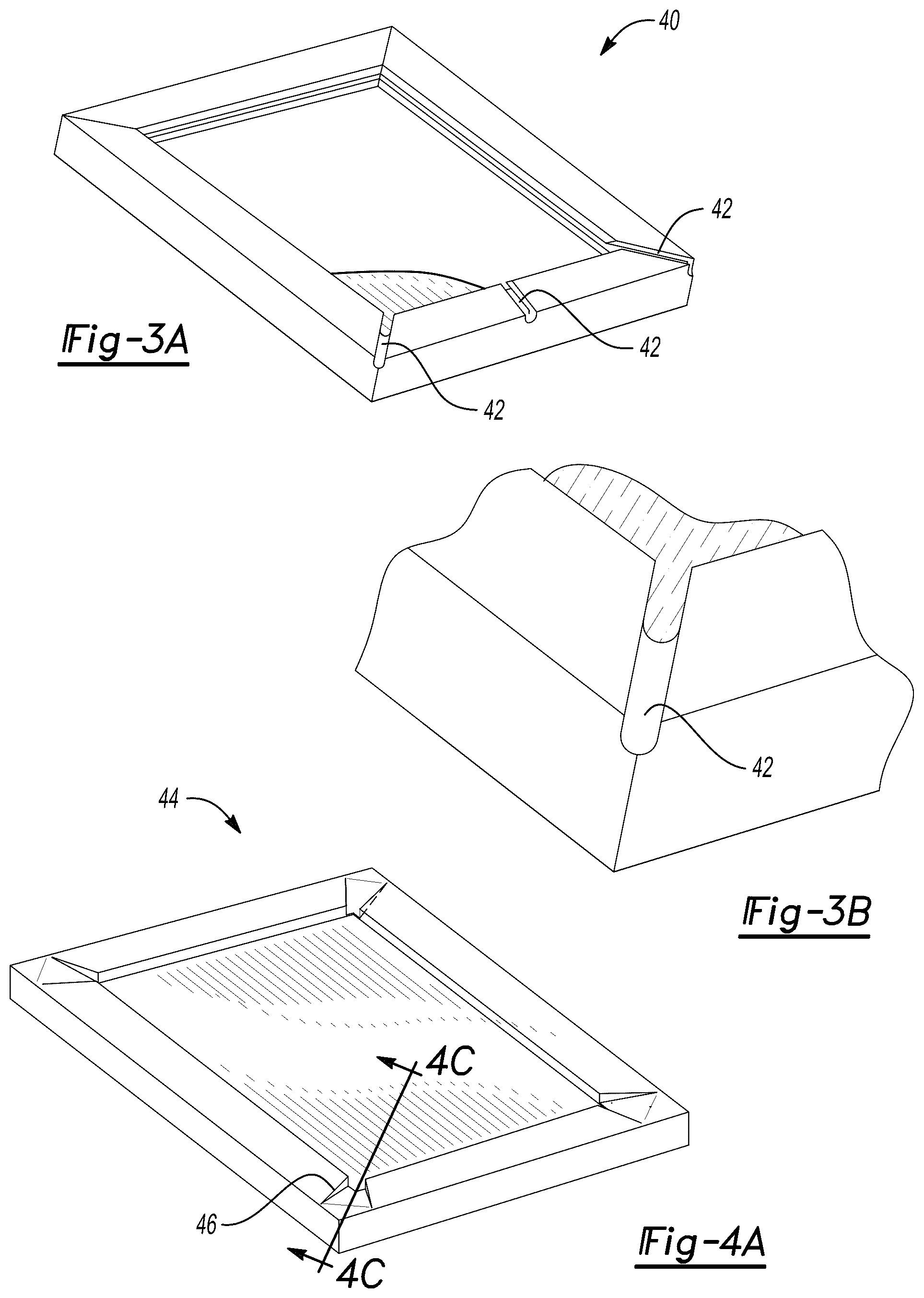 Patent US12359435 Figure 3 – Skylight frame with drain notches