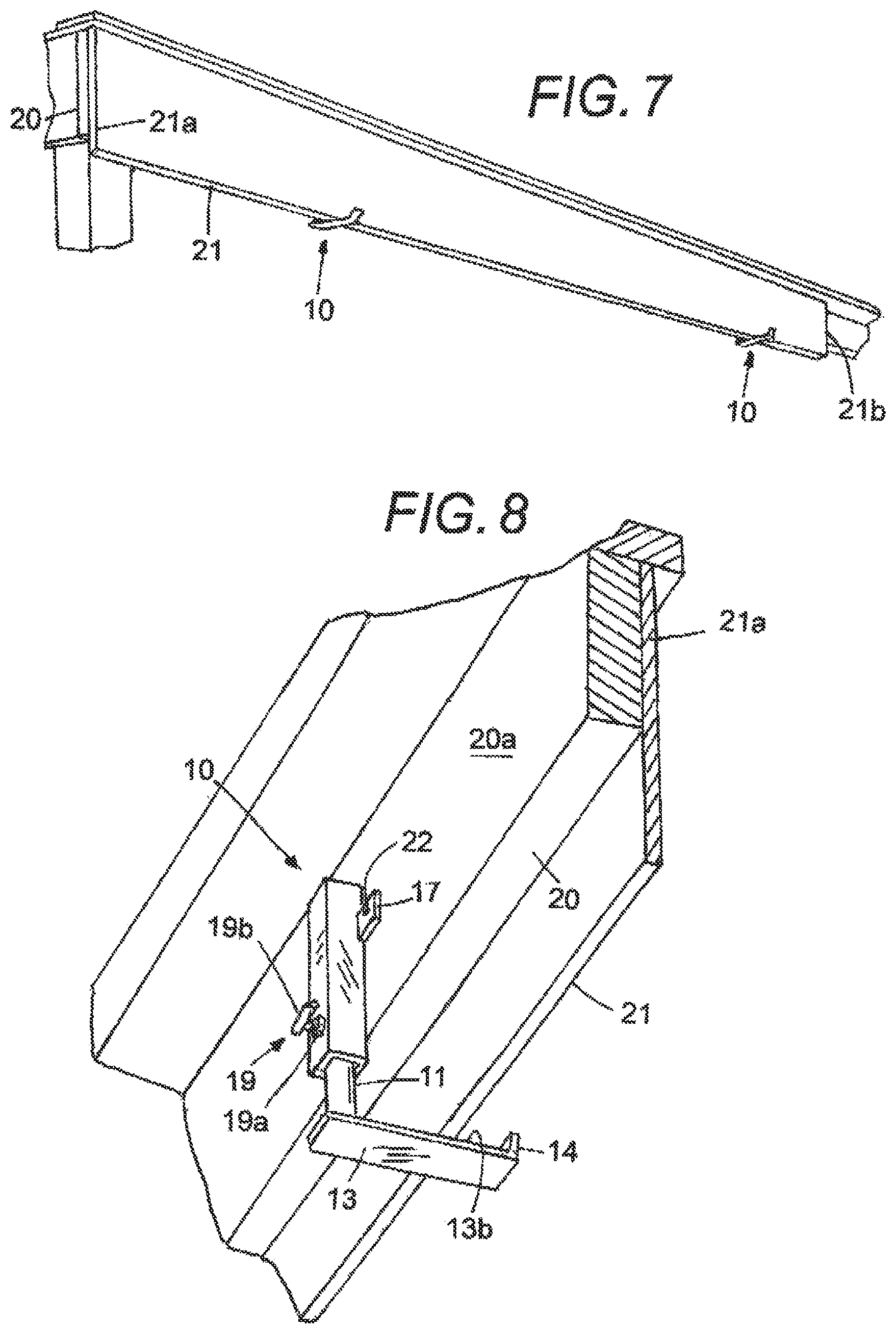 Patent US12359436 Figure 3 – Deck fascia hangers