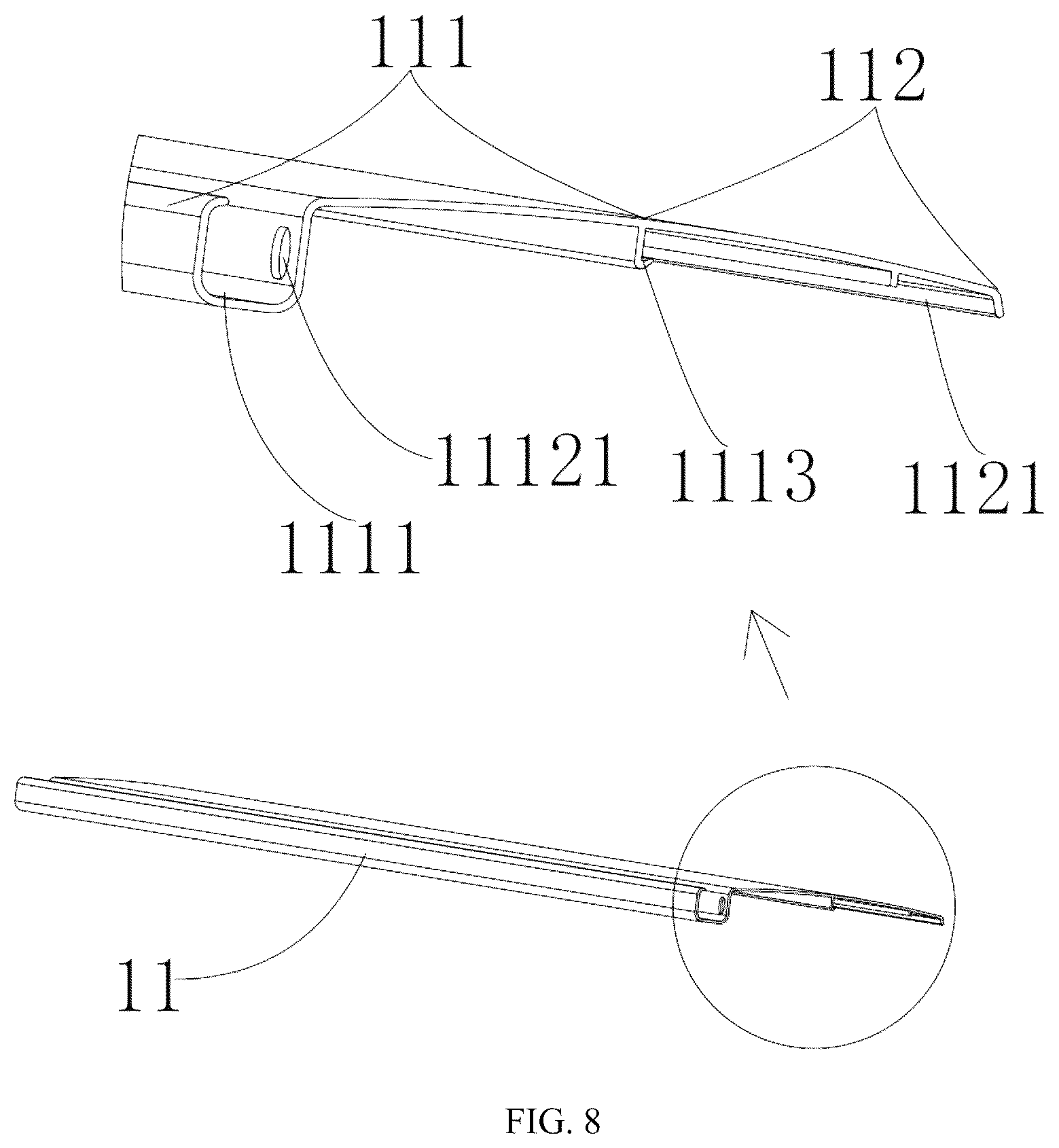 Patent US12359438 Figure 8 – Sunshade canopy