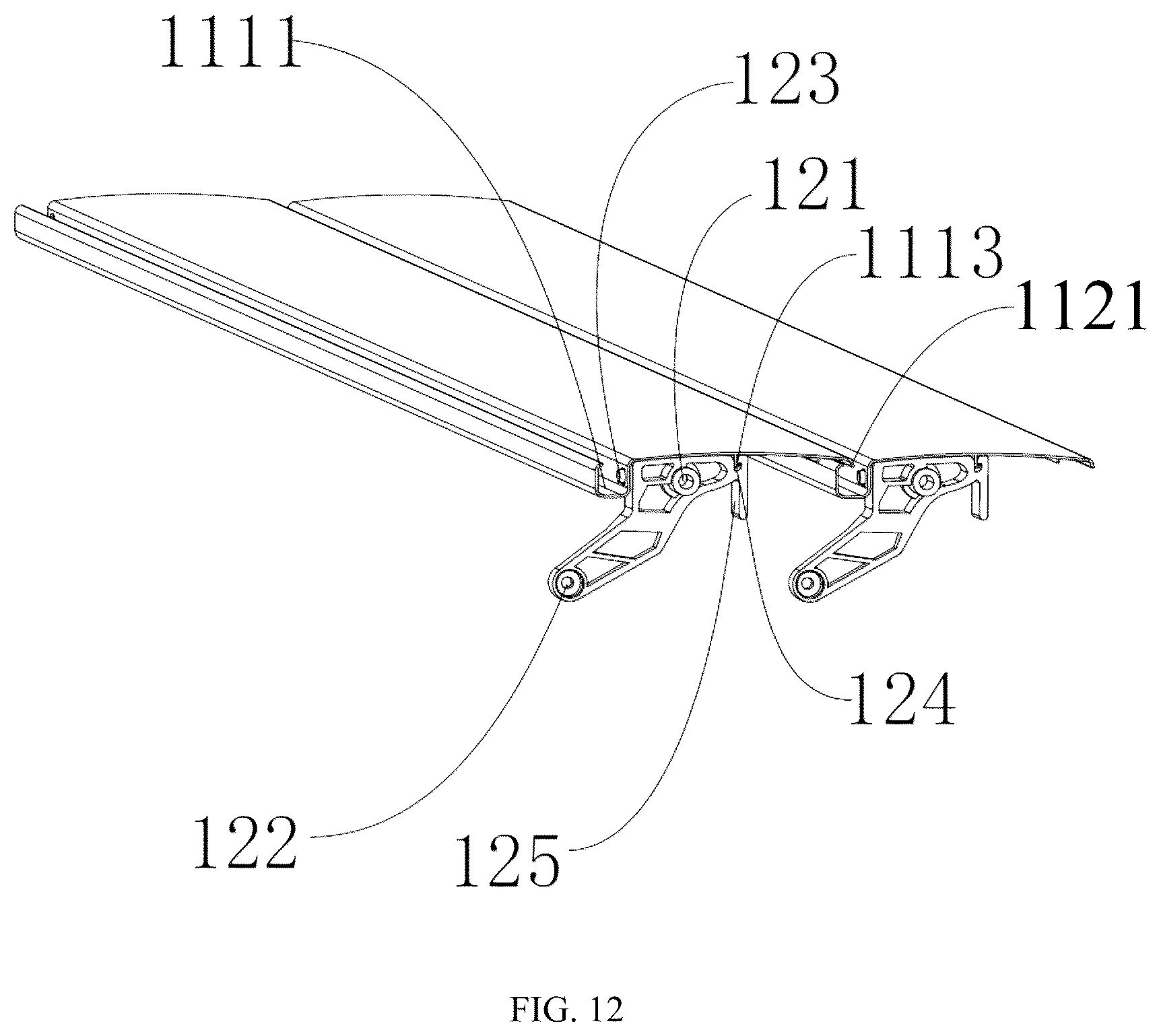 Patent US12359438 Figure 12 – Sunshade canopy