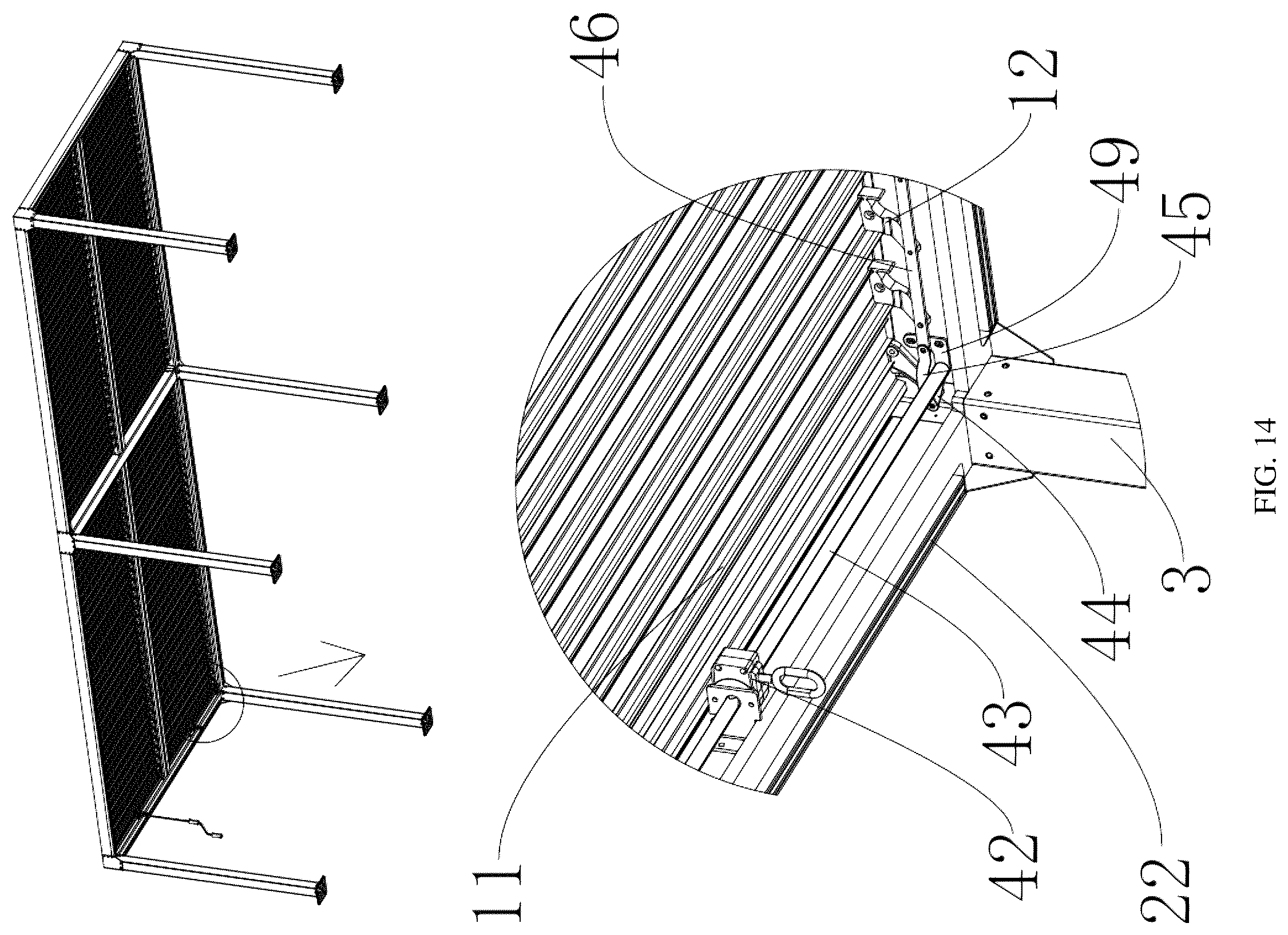 Patent US12359438 Figure 14 – Sunshade canopy