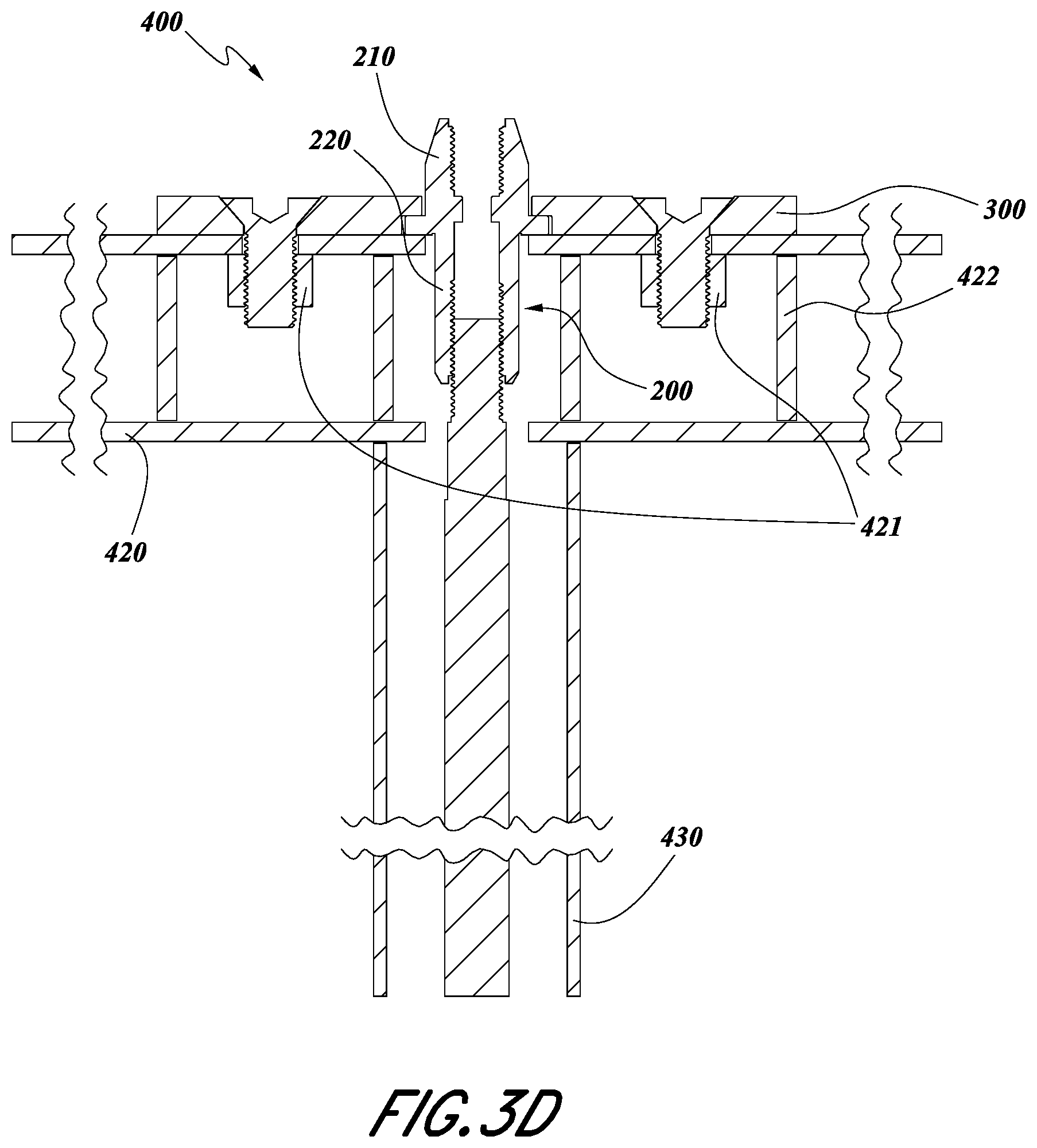 Patent US12359439 Figure 7 – Modular construction connection mechanism
