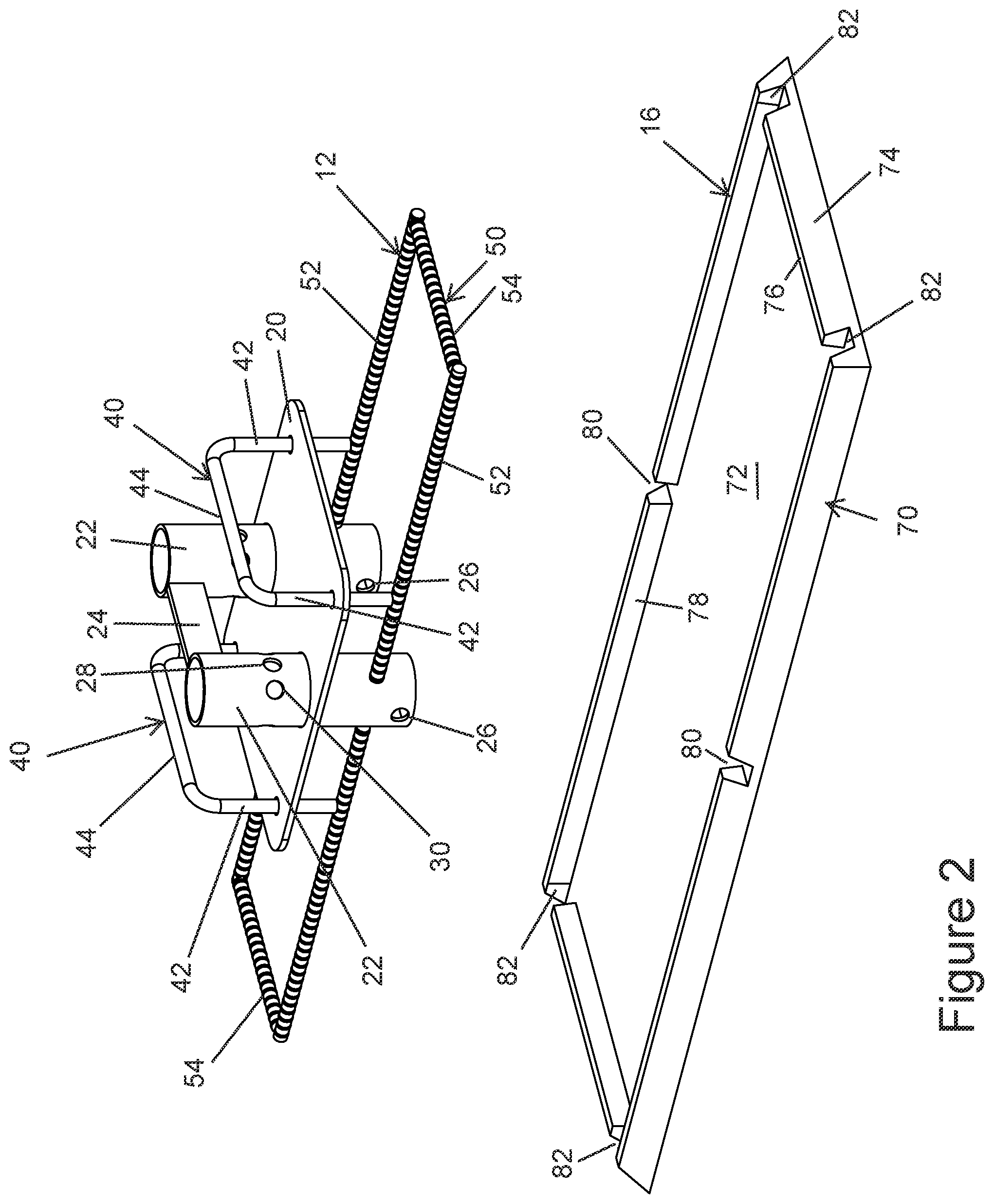 Patent US12359440 Figure 2 – Guard rail base and methods associated therewith