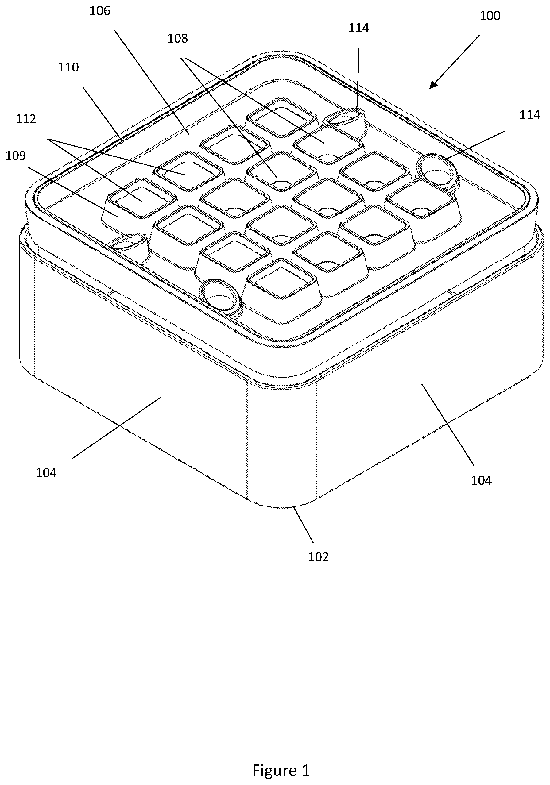 Patent US12359449 Figure 1 – Device for tiling