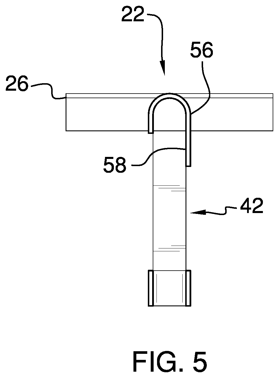 Patent US12359450 Figure 4 – Scaffold safety assembly