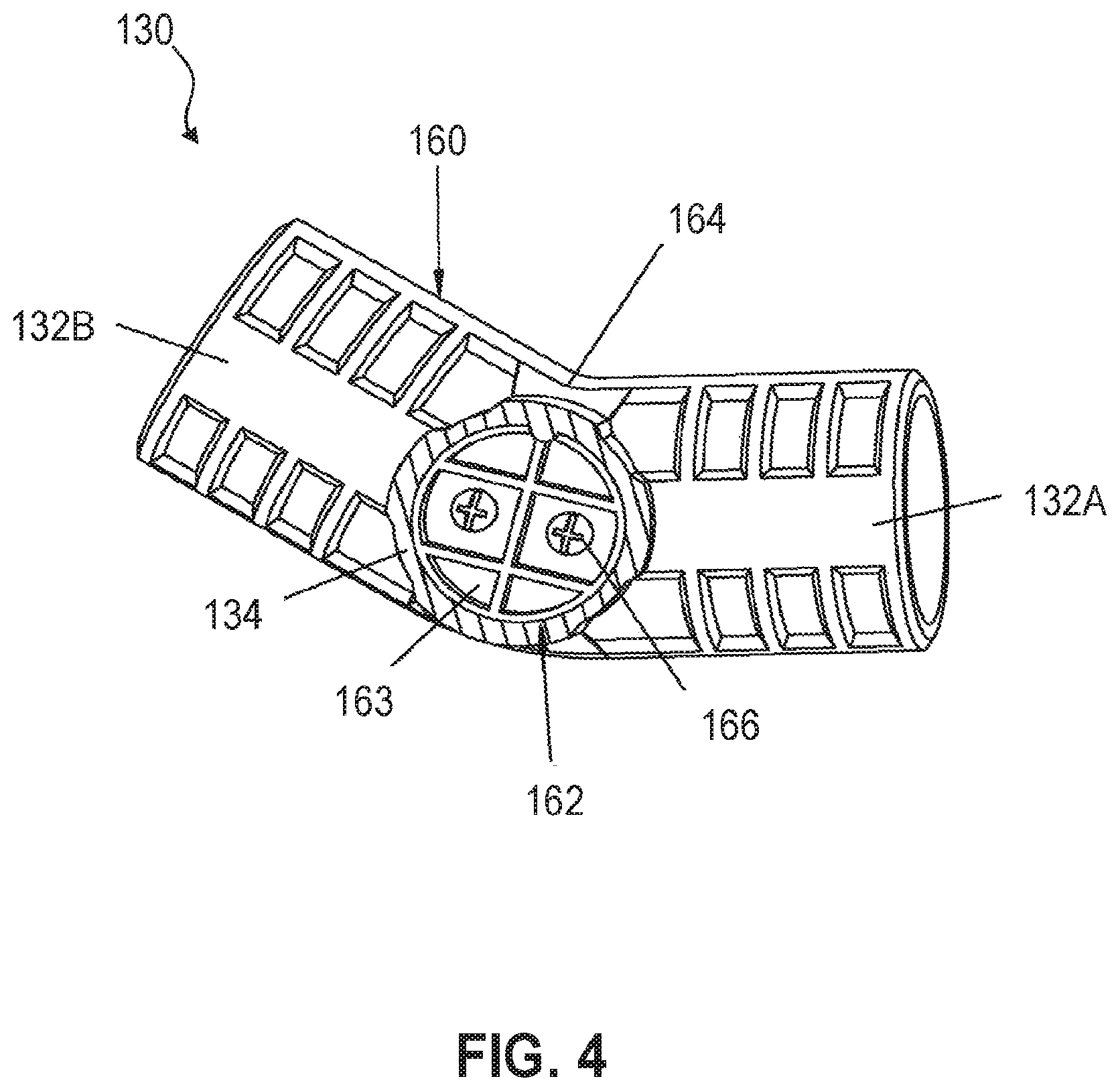 Patent US12359454 Figure 4 – Joint for above ground pool frame
