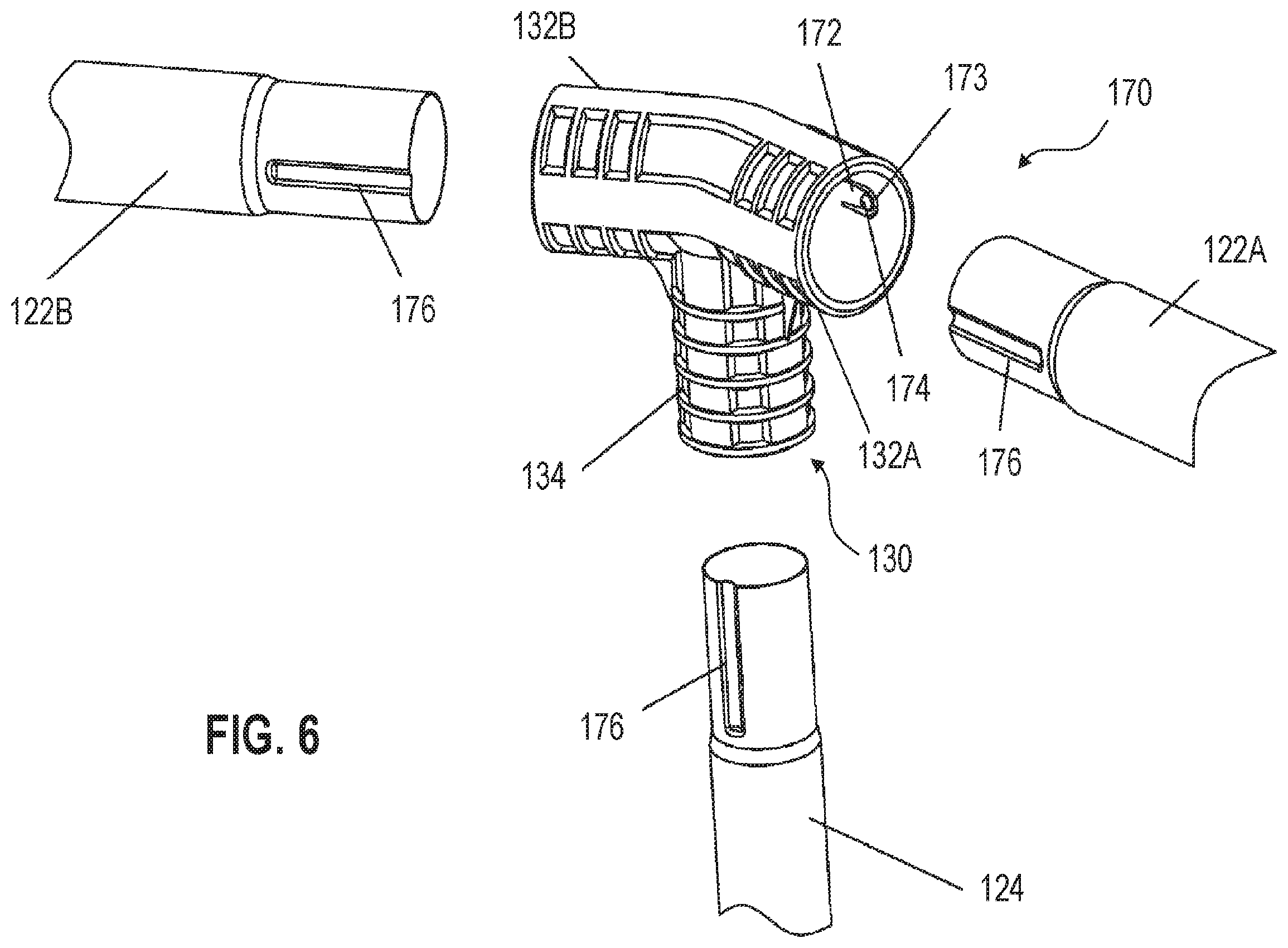 Patent US12359454 Figure 6 – Joint for above ground pool frame