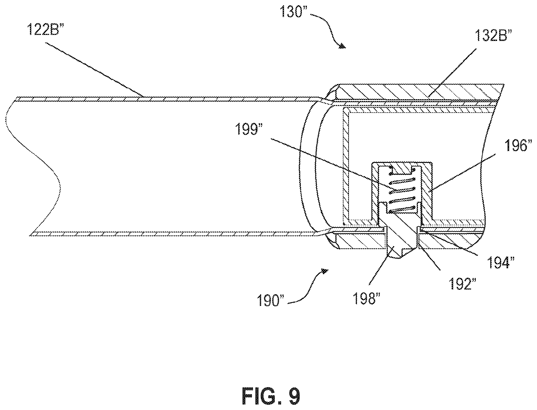Patent US12359454 Figure 9 – Joint for above ground pool frame