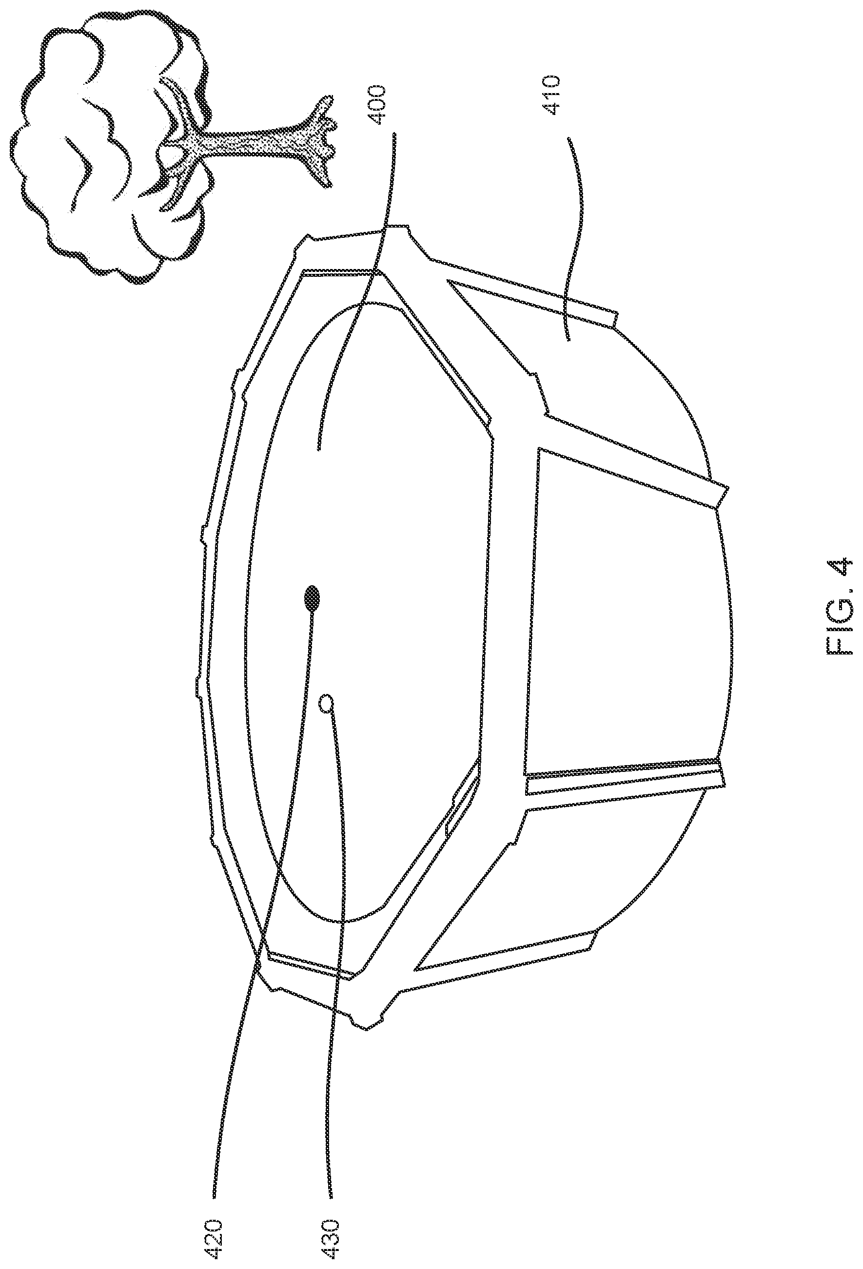 Patent US12359455 Figure 4 – Tube for preventing water from entering a basin