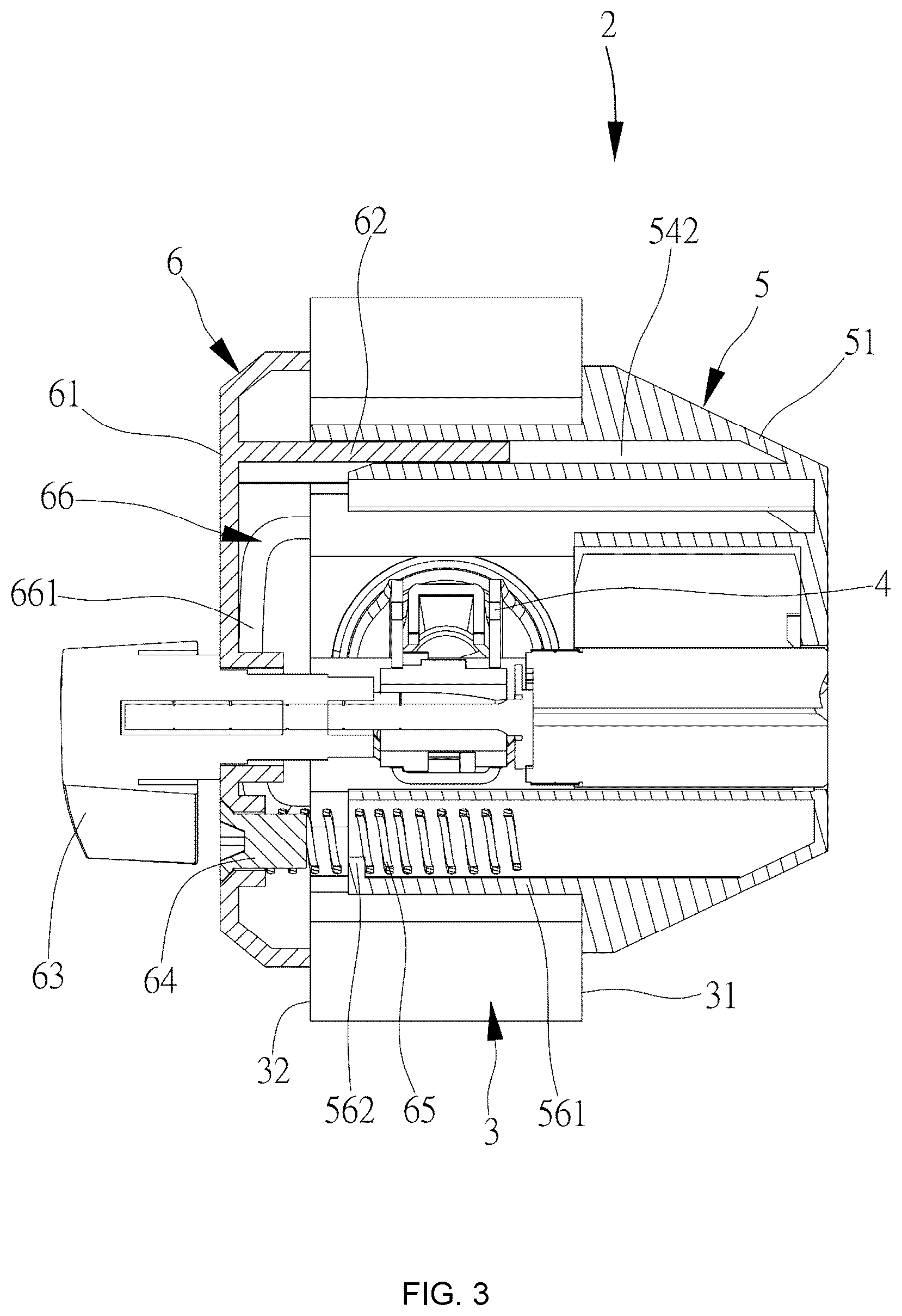 Patent US12359460 Figure 3 – Door lock