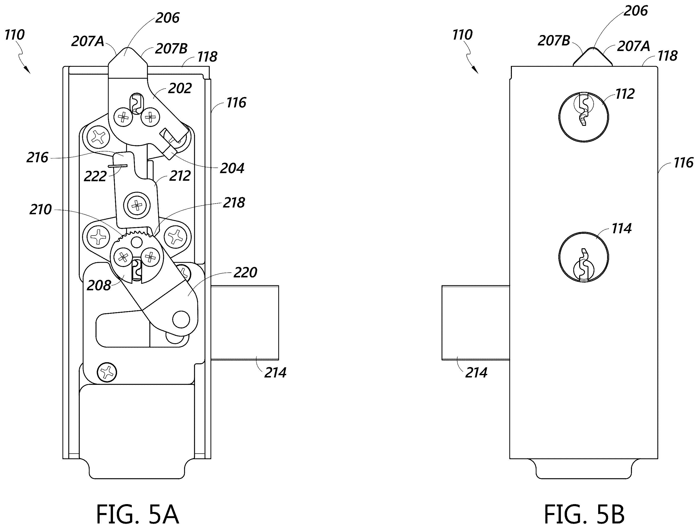 Patent US12359461 Figure 6 – Key capture lock