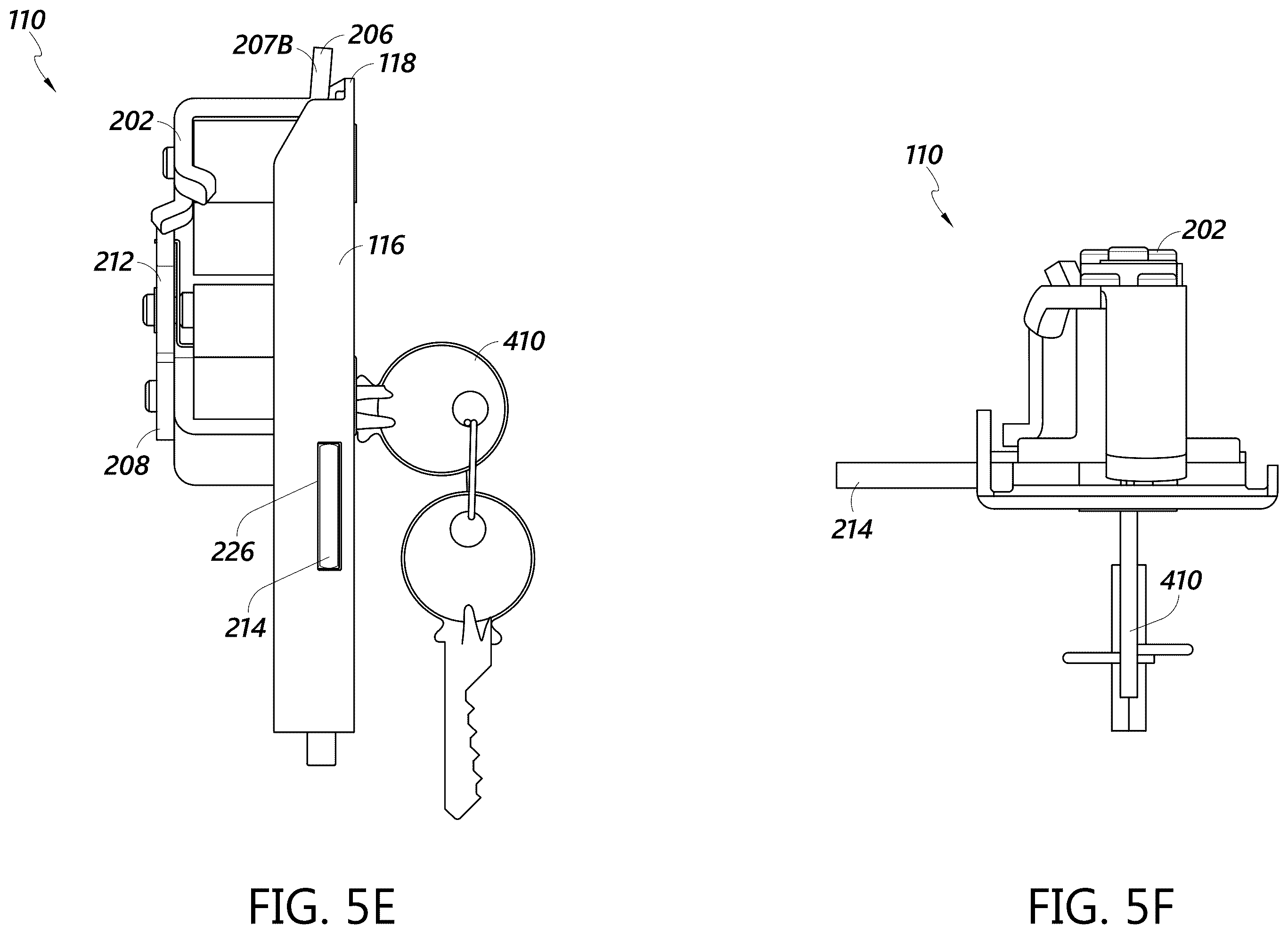 Patent US12359461 Figure 8 – Key capture lock